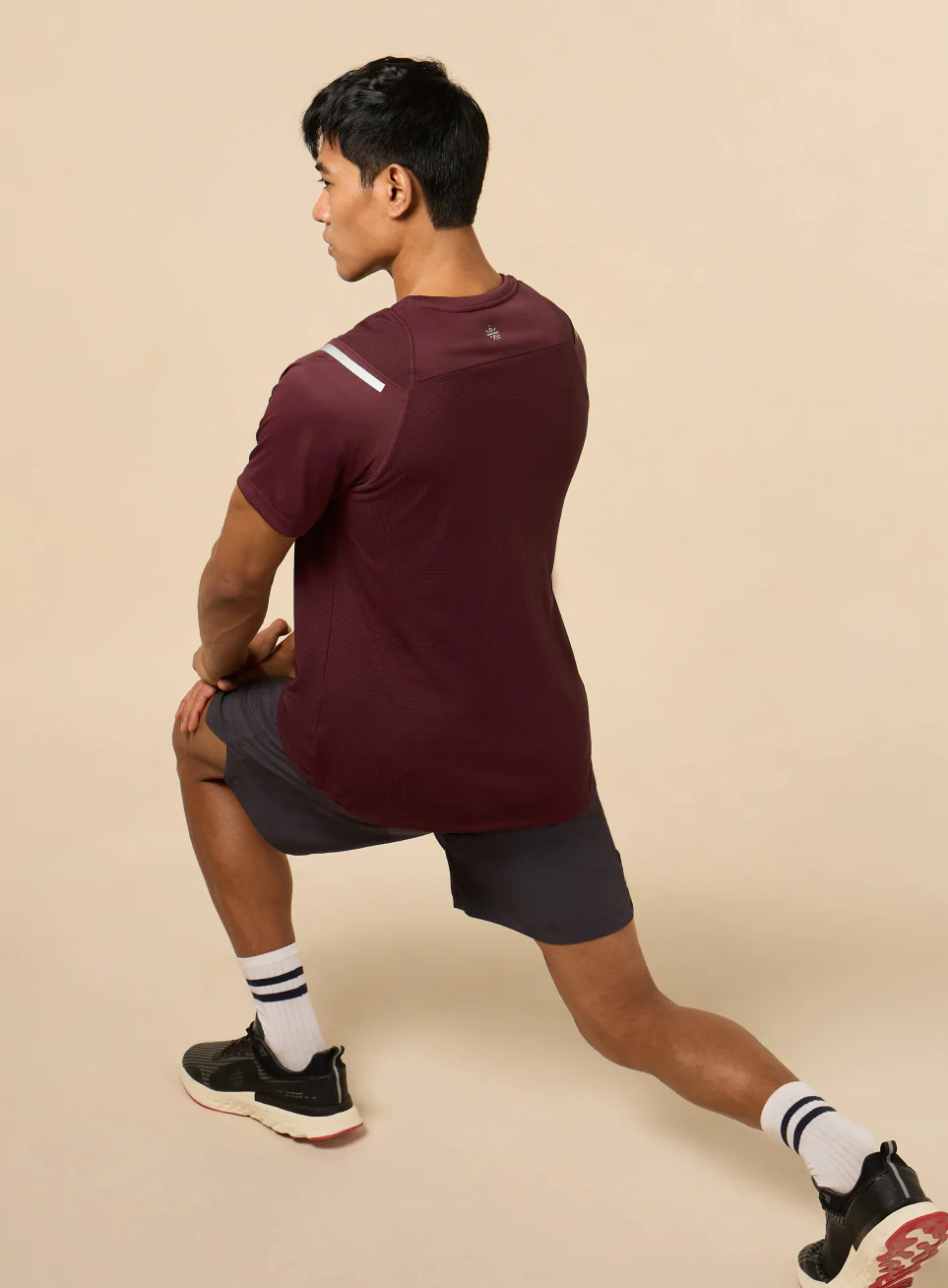 Men's Red Ergonomic Training T-shirt - Image 2