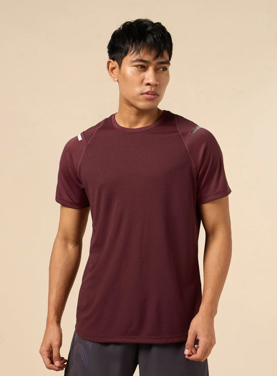 Men's Red Ergonomic Training T-shirt - Image 4