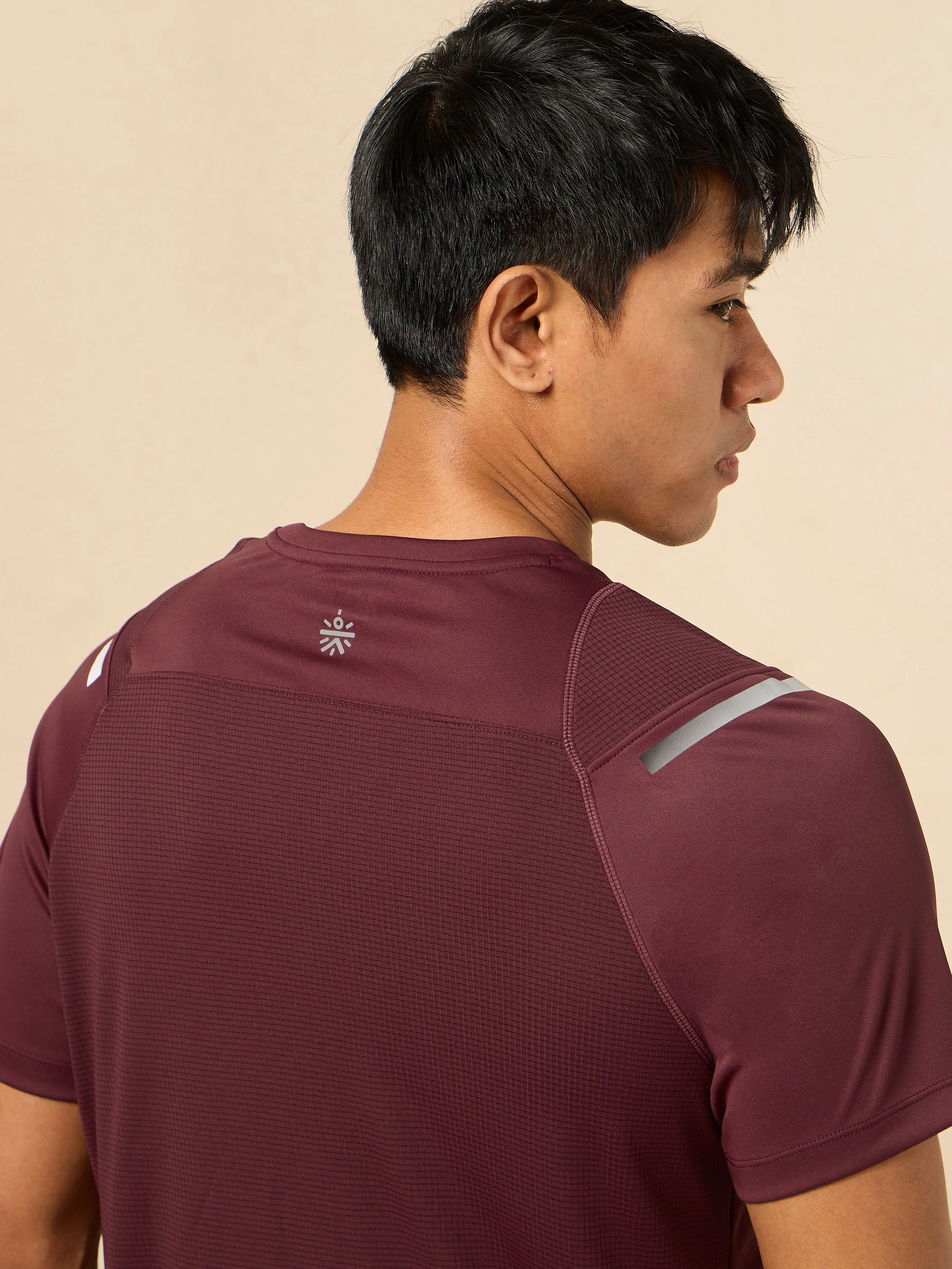 Men's Red Ergonomic Training T-shirt - Image 8