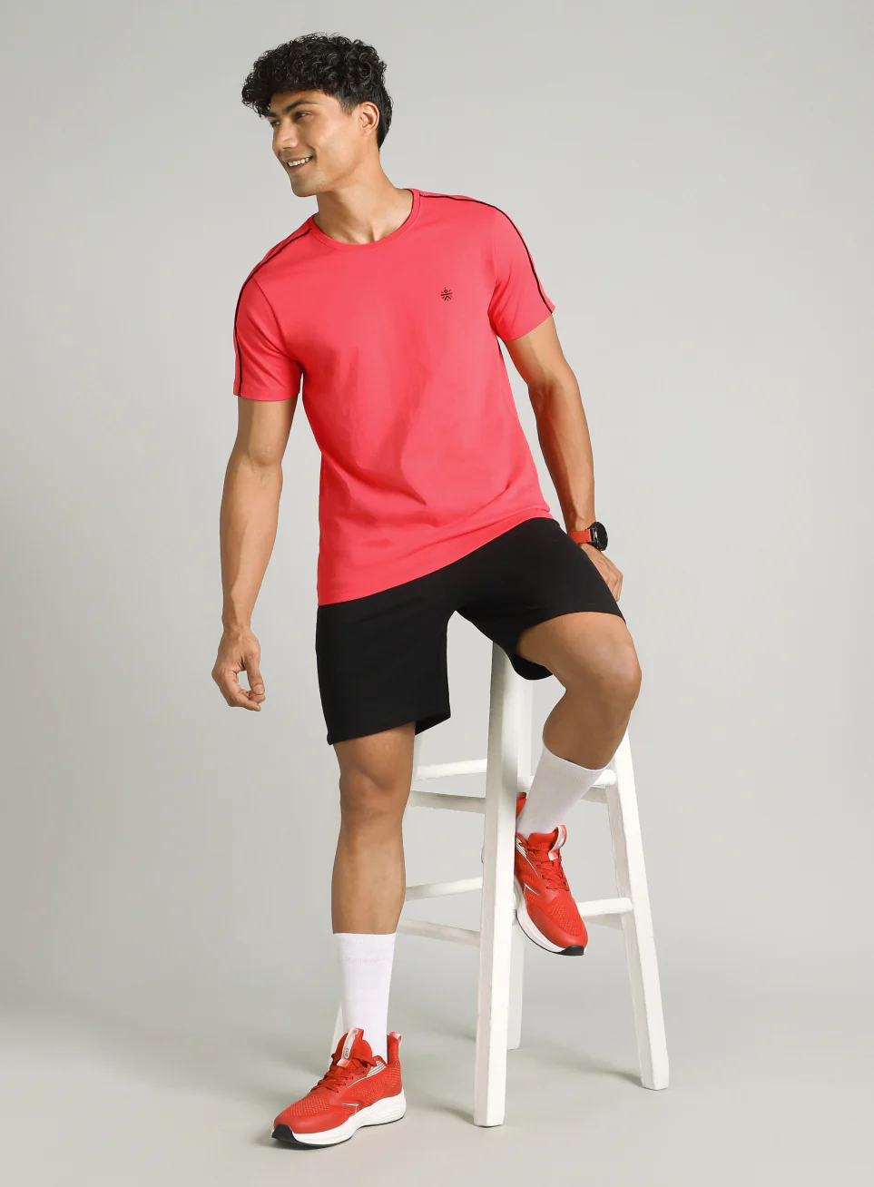 Men's Red Everyday Play T-shirt - Image 3