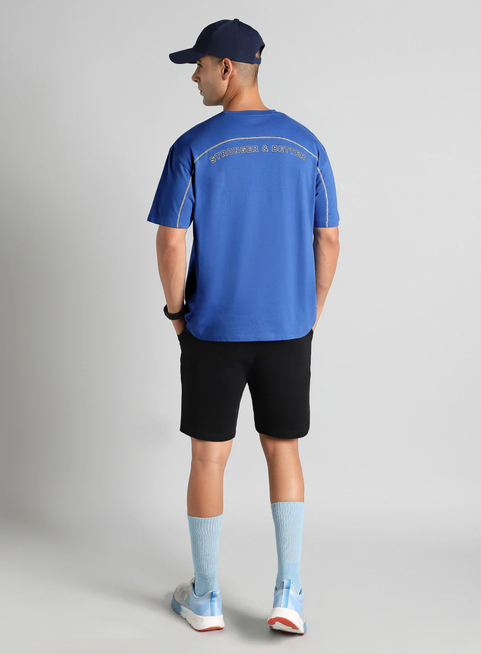 Men's Royal Blue Cult Anthem T-shirt - Image 3