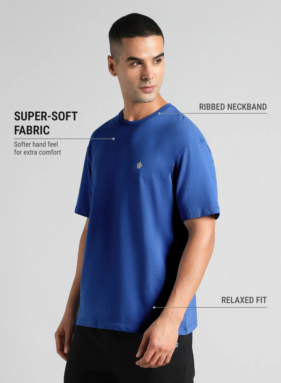 Men's Royal Blue Cult Anthem T-shirt - Image 5