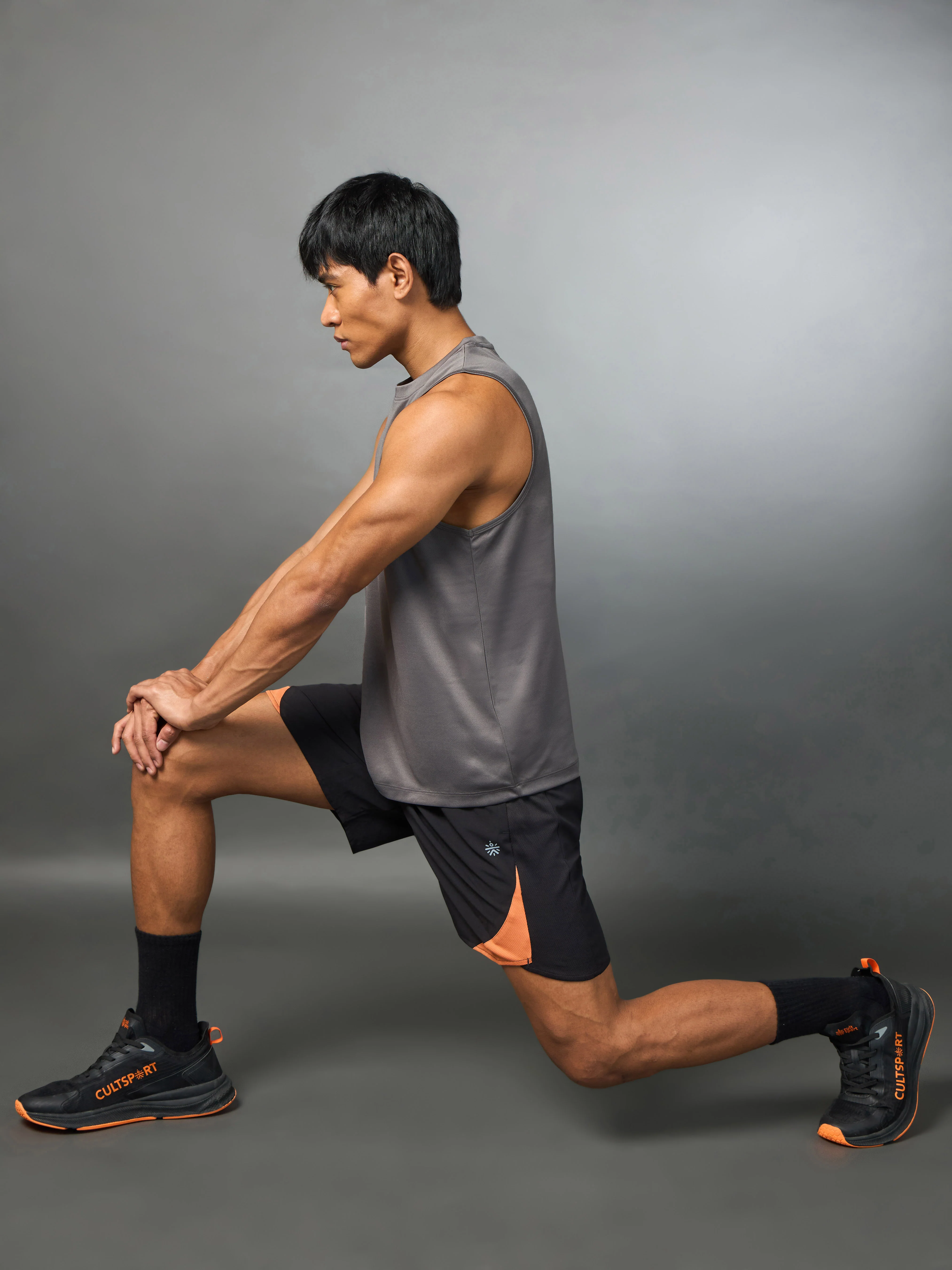 Men's Running Essential Grey Tank - Image 3