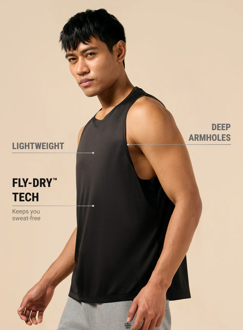 Men's Running Essential Pack of 2 Tanks - Image 5