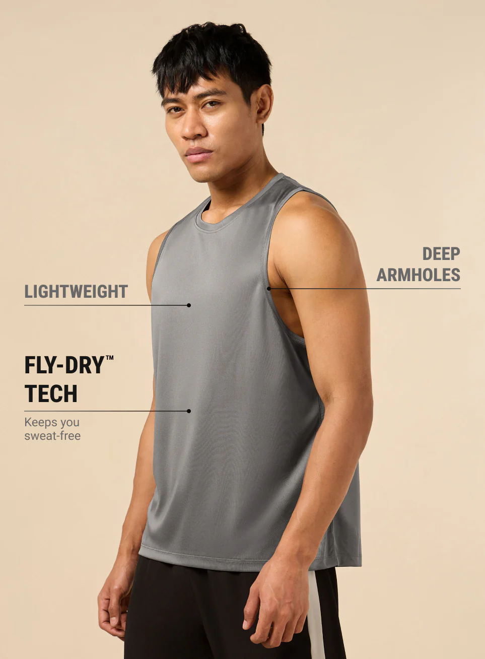 Men's Running Essential Pack of 2 Tanks - Image 5