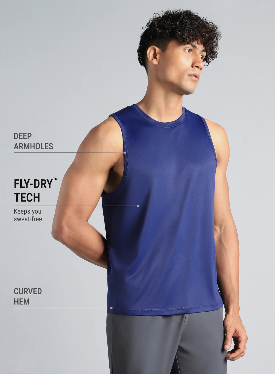 Men's Running Essential Pack of 2 Tanks - Image 4