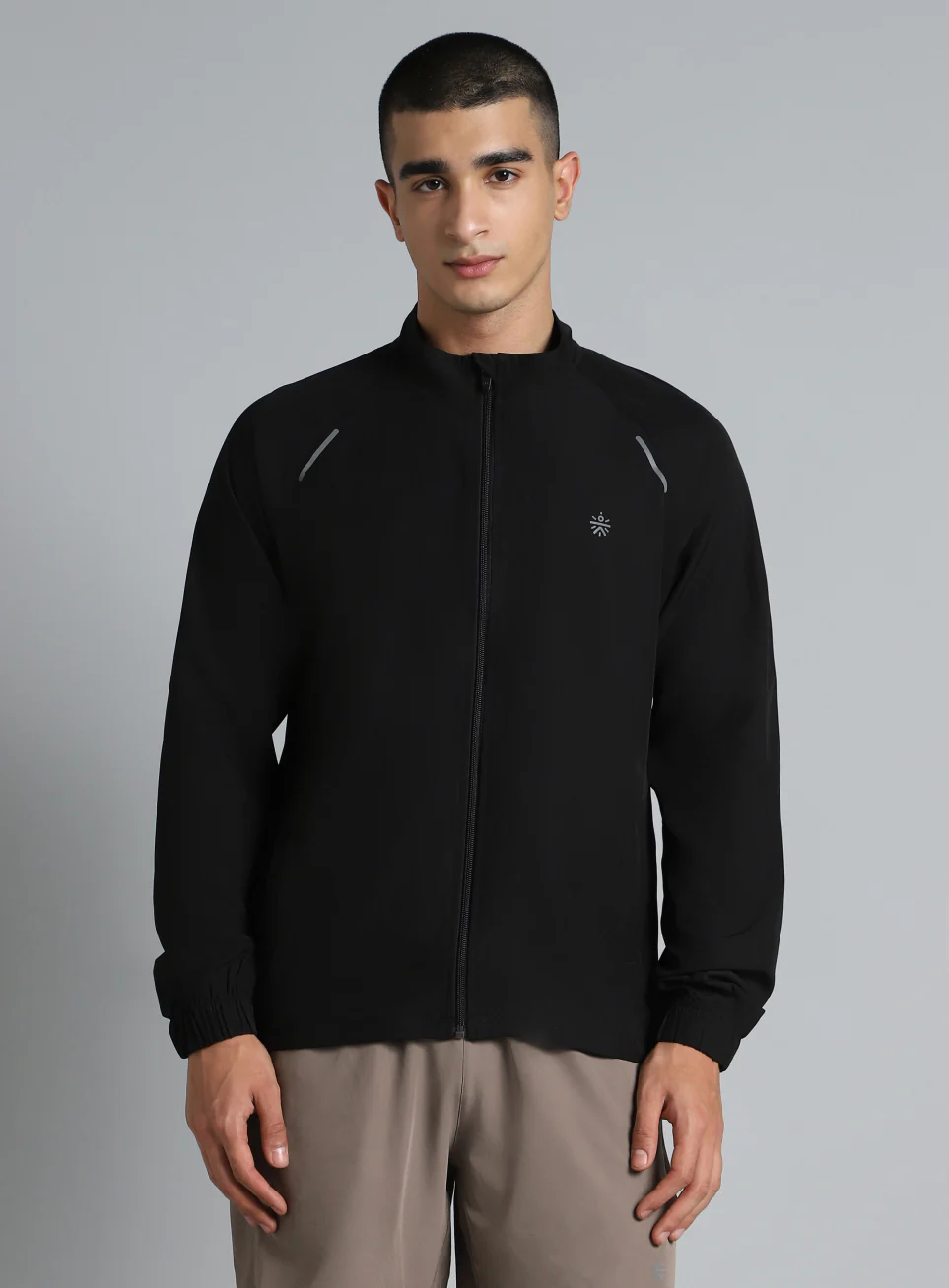 Men's Running Expert Black Lightweight Jacket - Image 4