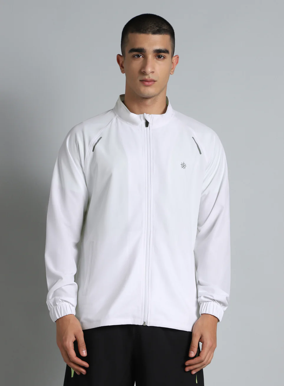 Men's Running Expert White Lightweight Jacket - Image 4