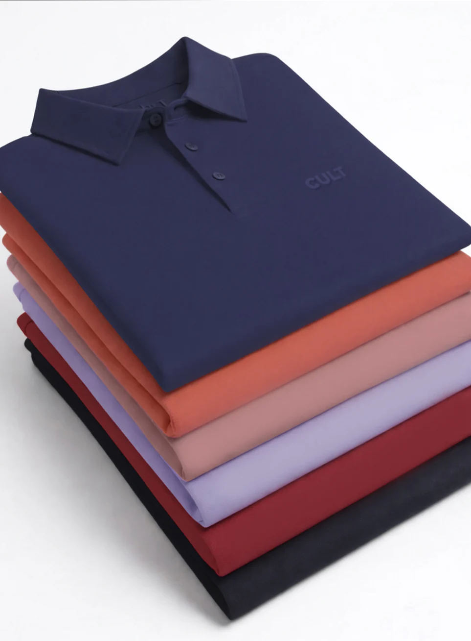 Men's Rust Soft Form Classic Polo T-shirt - Image 9