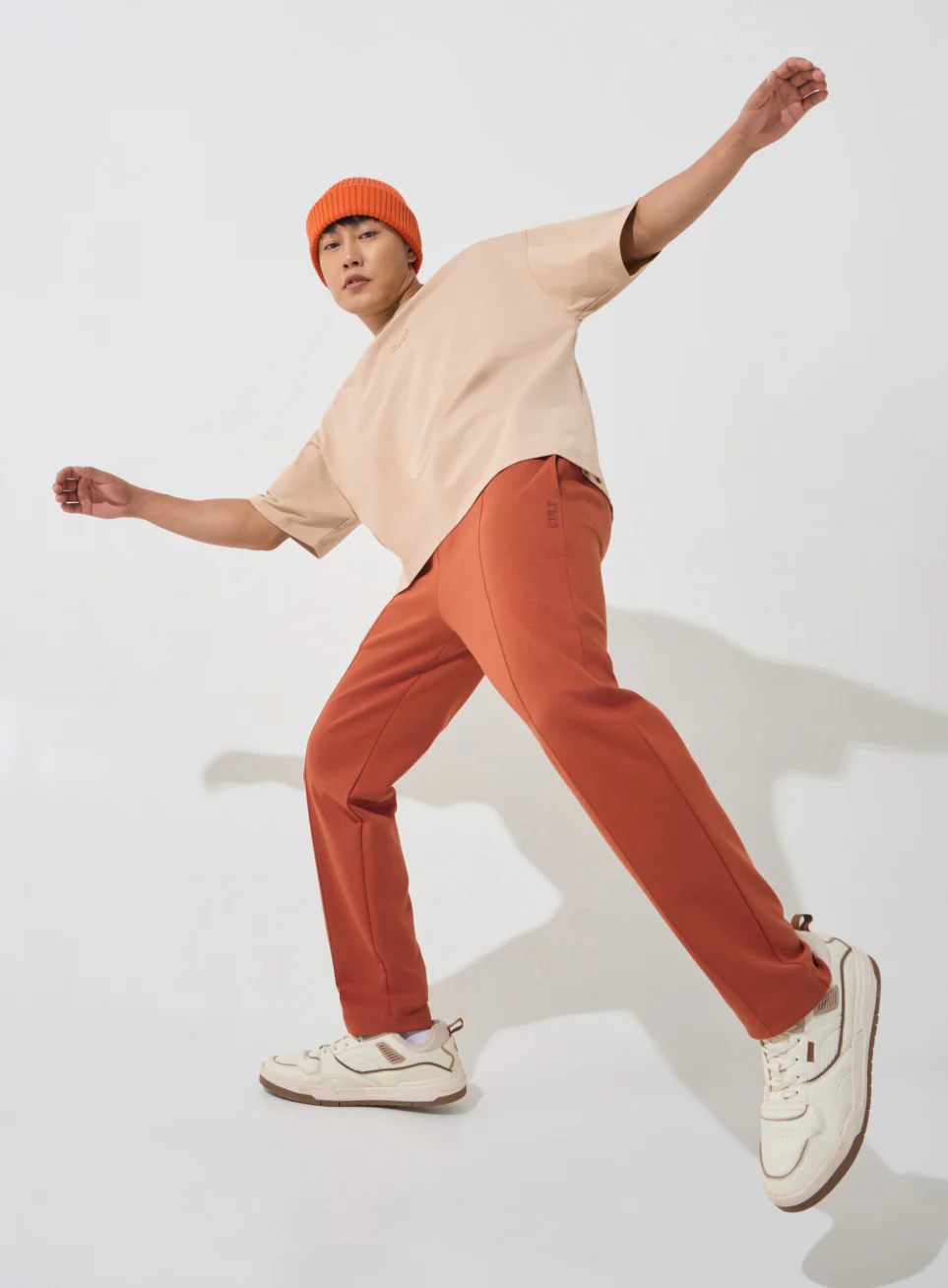 Men's Rust Ultra Luxe Tailored Trackpants - Image 2
