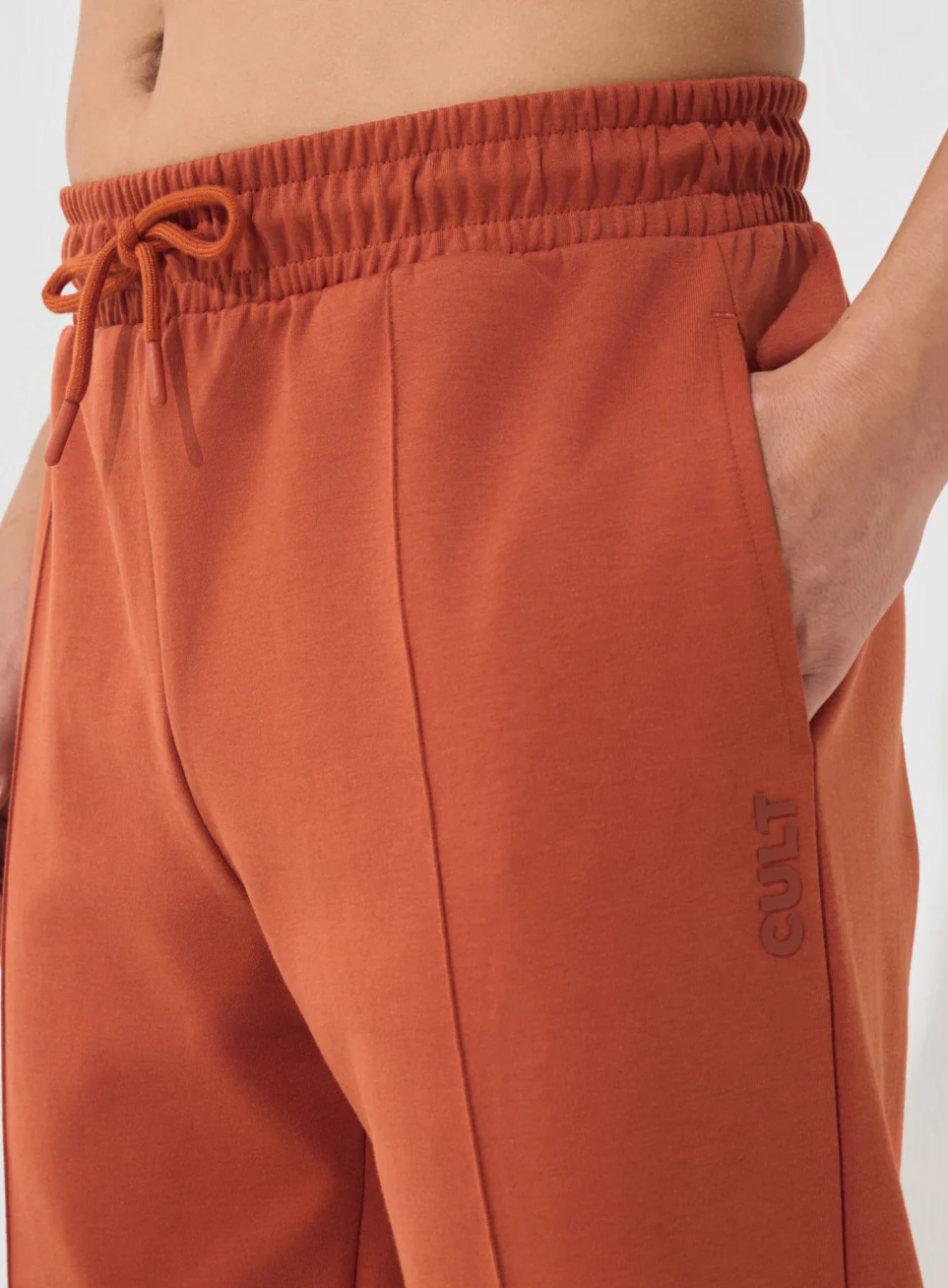 Men's Rust Ultra Luxe Tailored Trackpants - Image 7