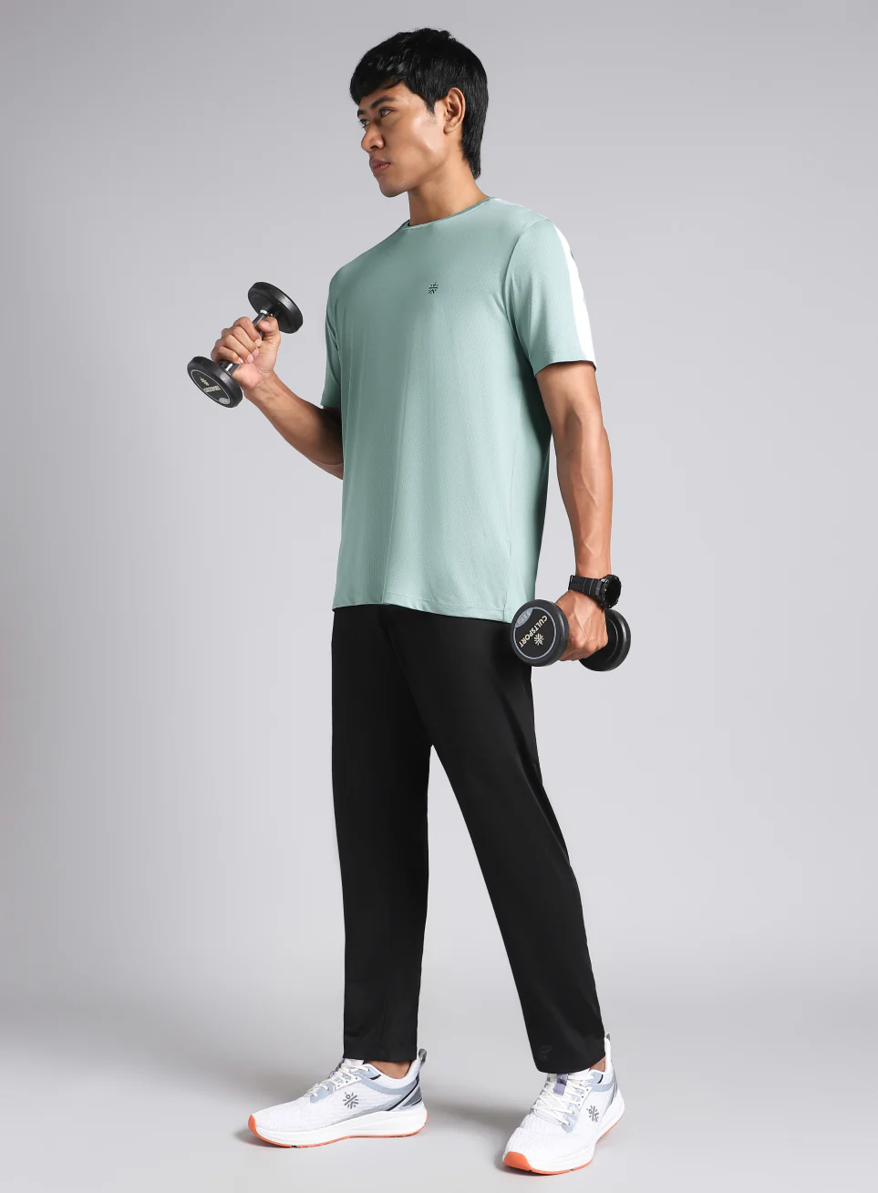 Men's Sea Green Pop Active T-shirt - Image 3