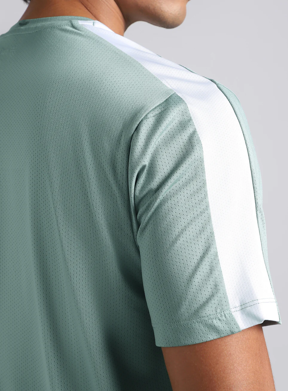 Men's Sea Green Pop Active T-shirt - Image 8
