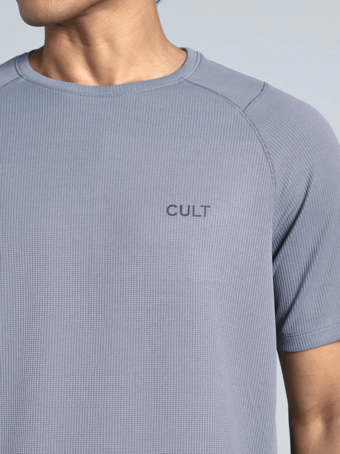 Men's Sky Blue All Format Training T-shirt - Image 7