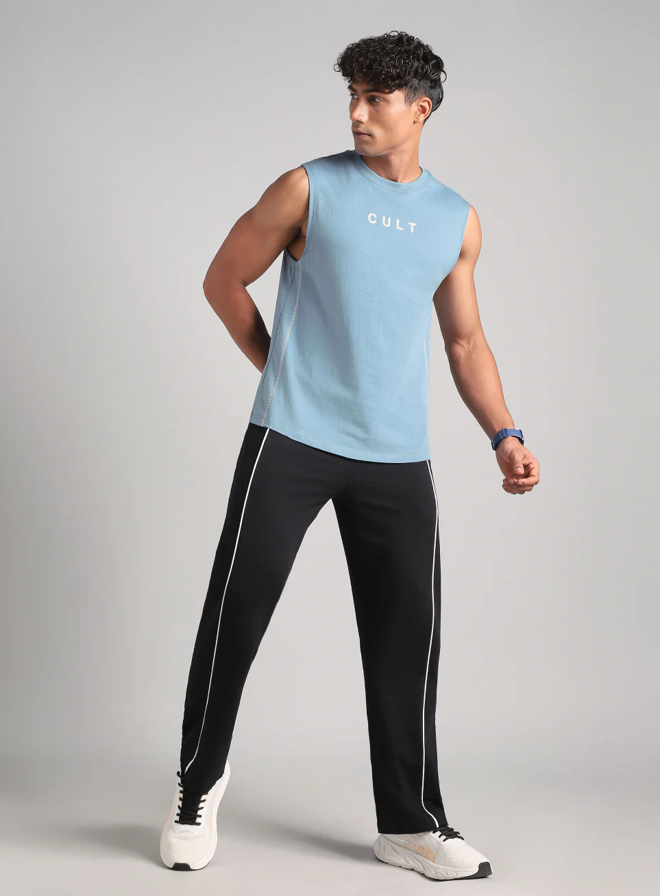 Men's Sky Blue Chill Day Tank - Image 2