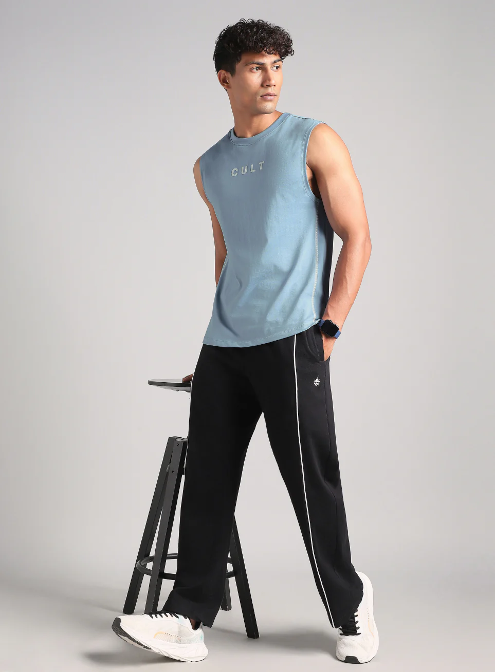 Men's Sky Blue Chill Day Tank - Image 3