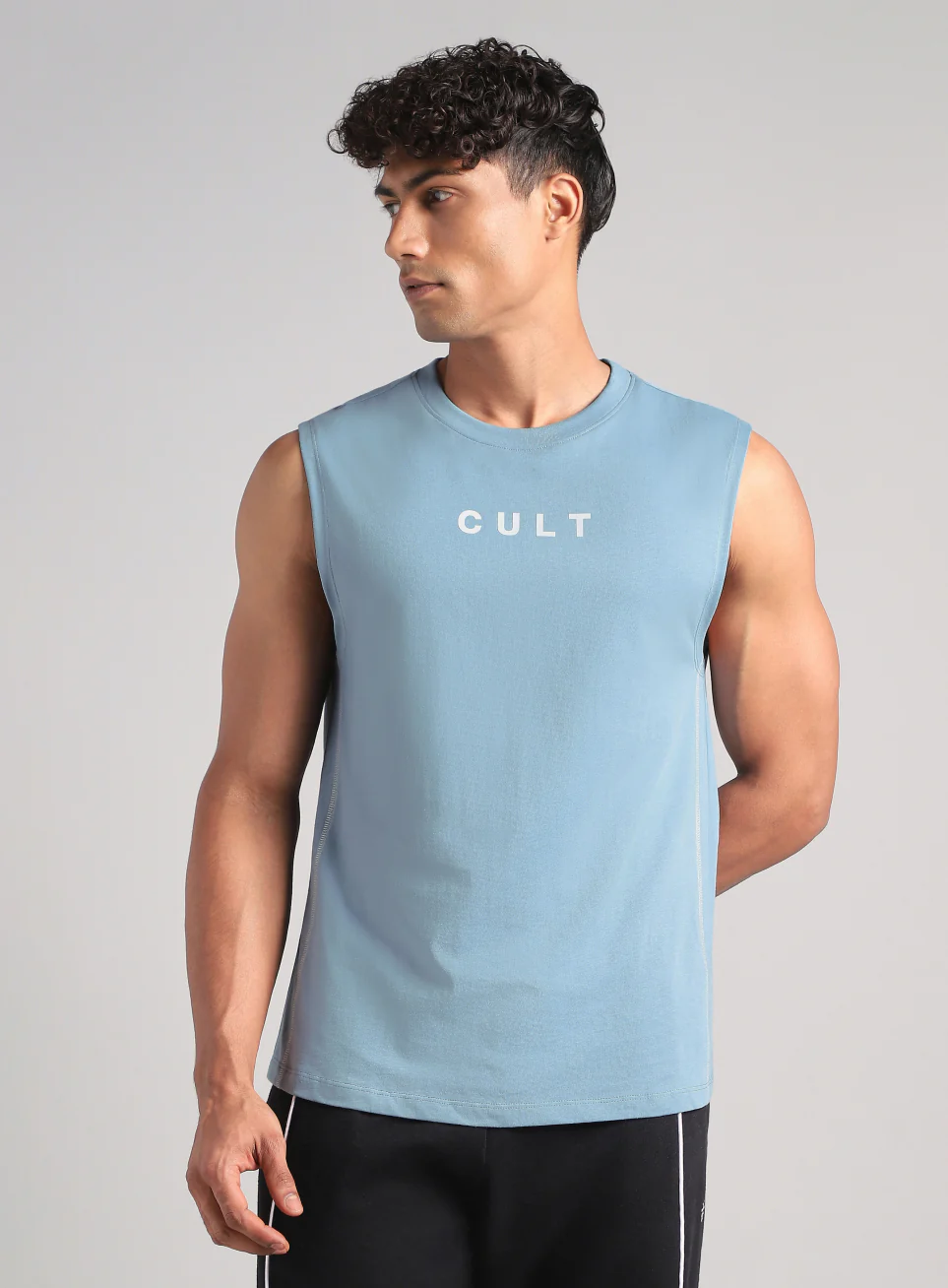 Men's Sky Blue Chill Day Tank - Image 4
