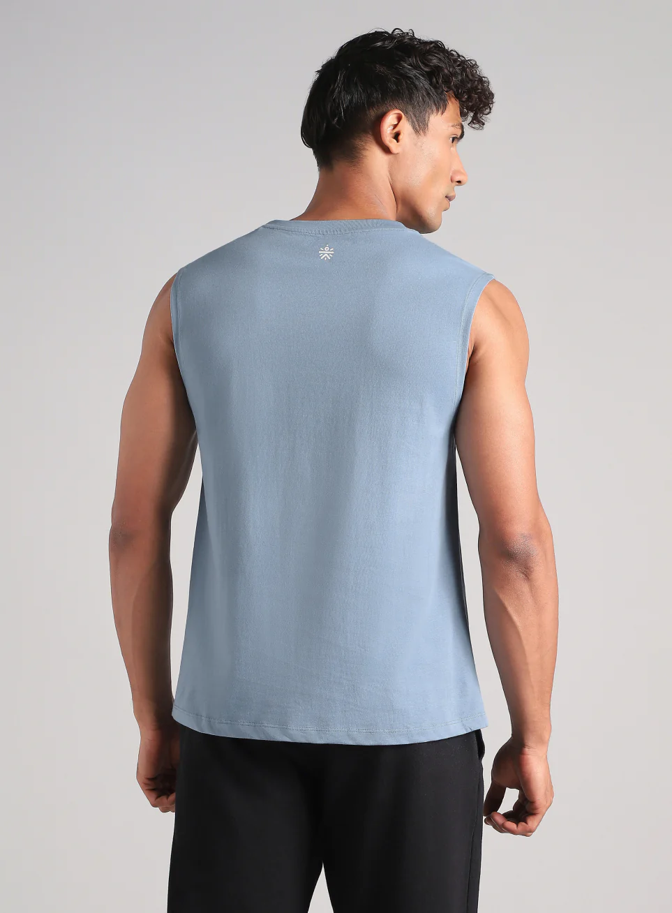 Men's Sky Blue Chill Day Tank - Image 6