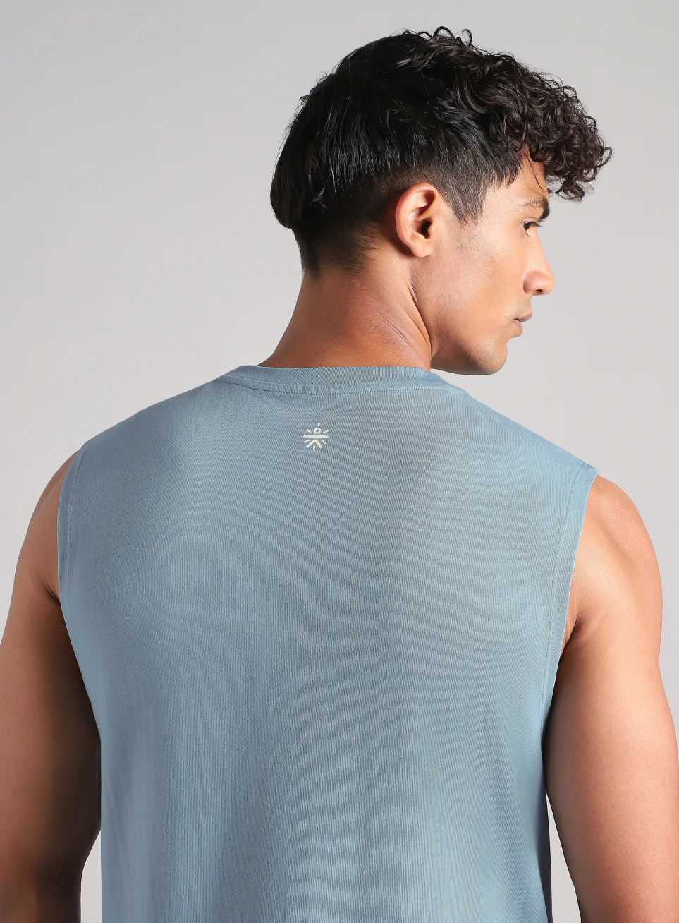 Men's Sky Blue Chill Day Tank - Image 8