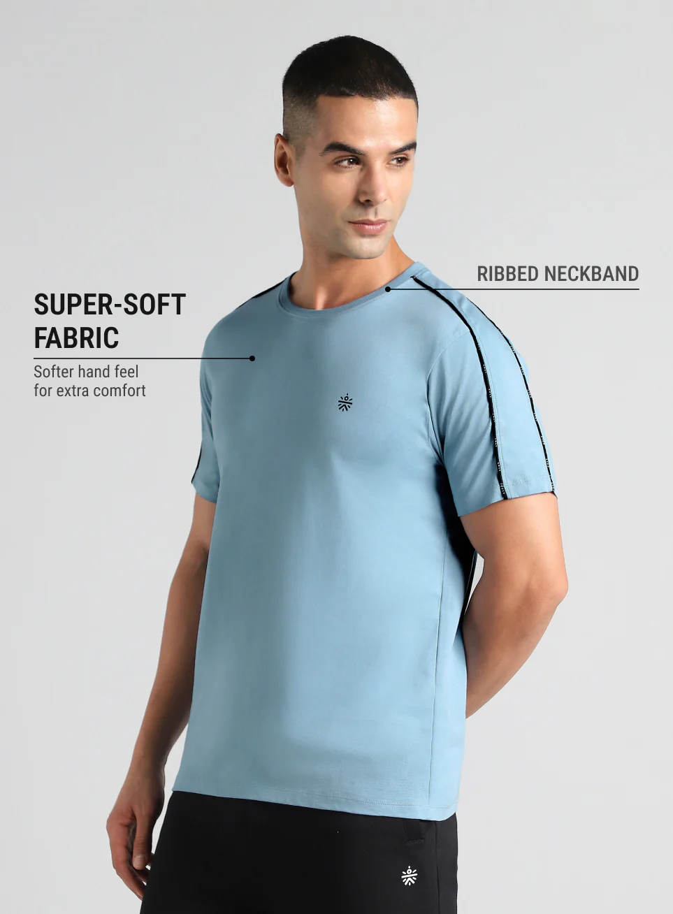 Men's Sky Blue Everyday Play T-shirt - Image 5