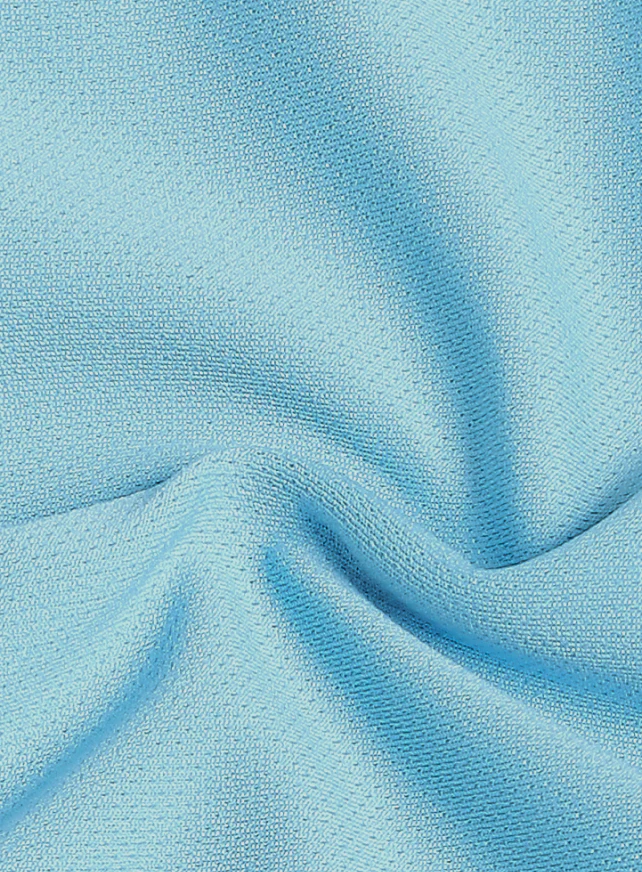 Men's Sky Blue Performance Polo T-shirt - Image 8