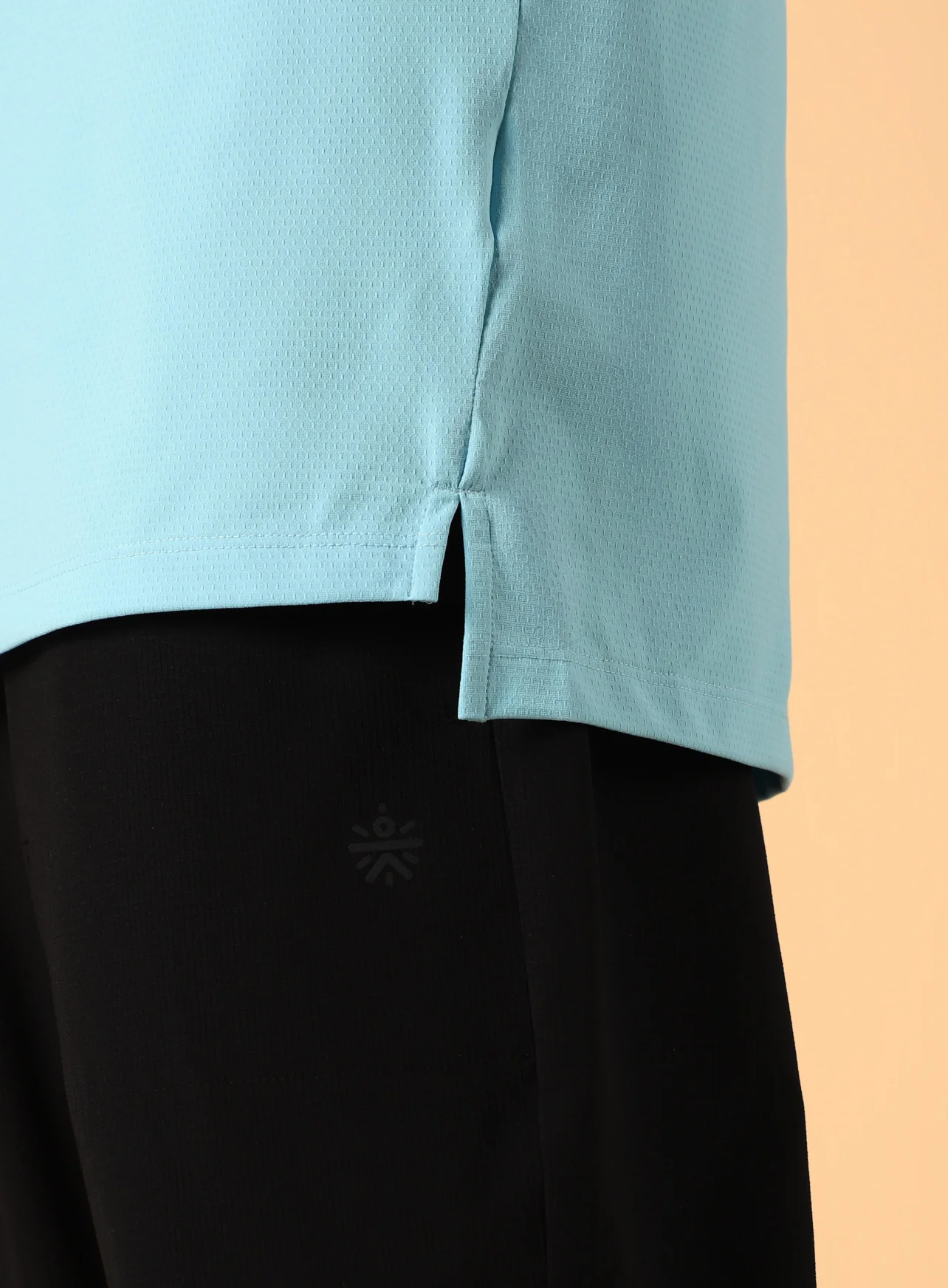 Men's Sky Blue Workout Essential T-shirt - Image 8