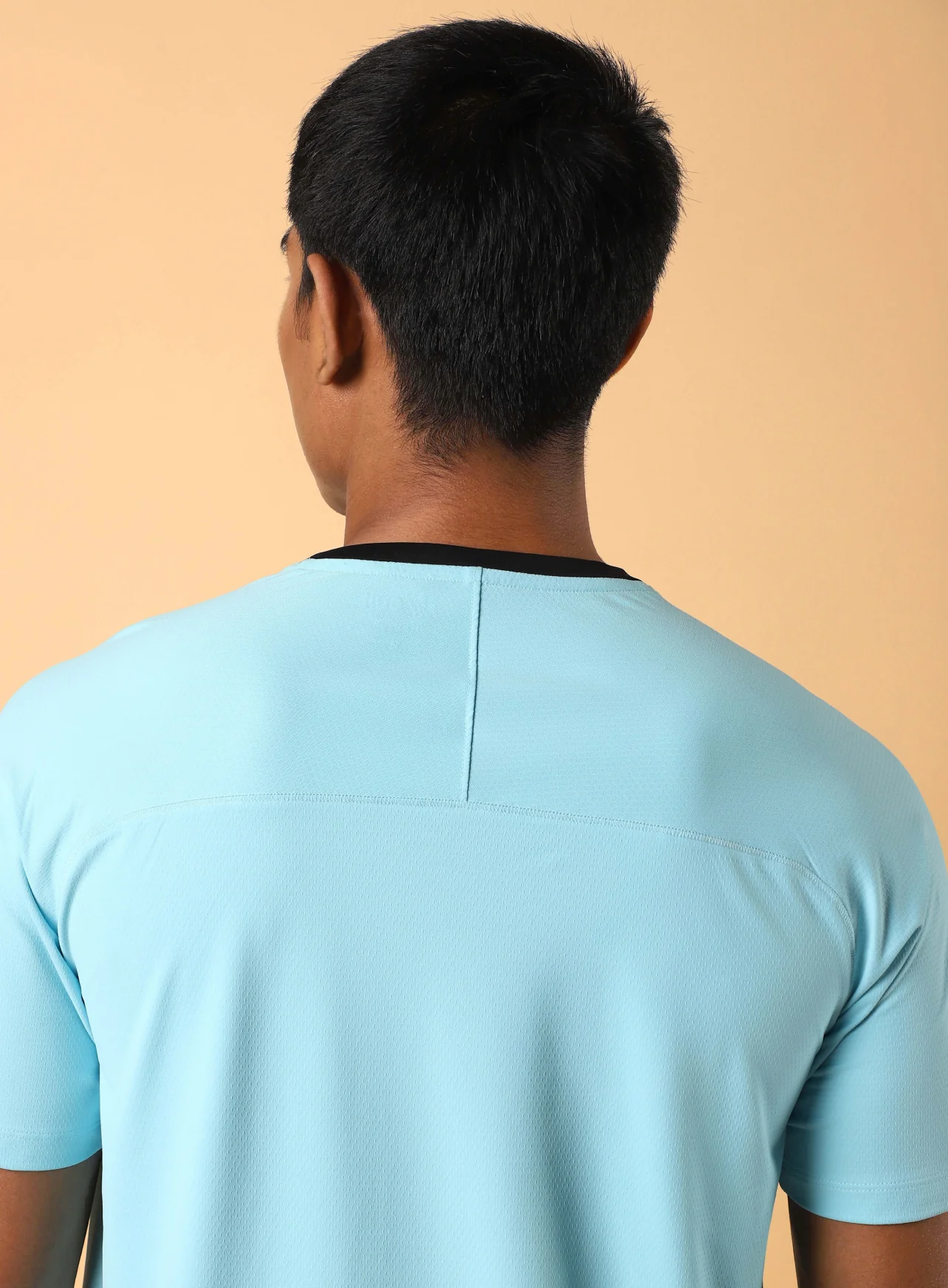 Men's Sky Blue Workout Essential T-shirt - Image 9