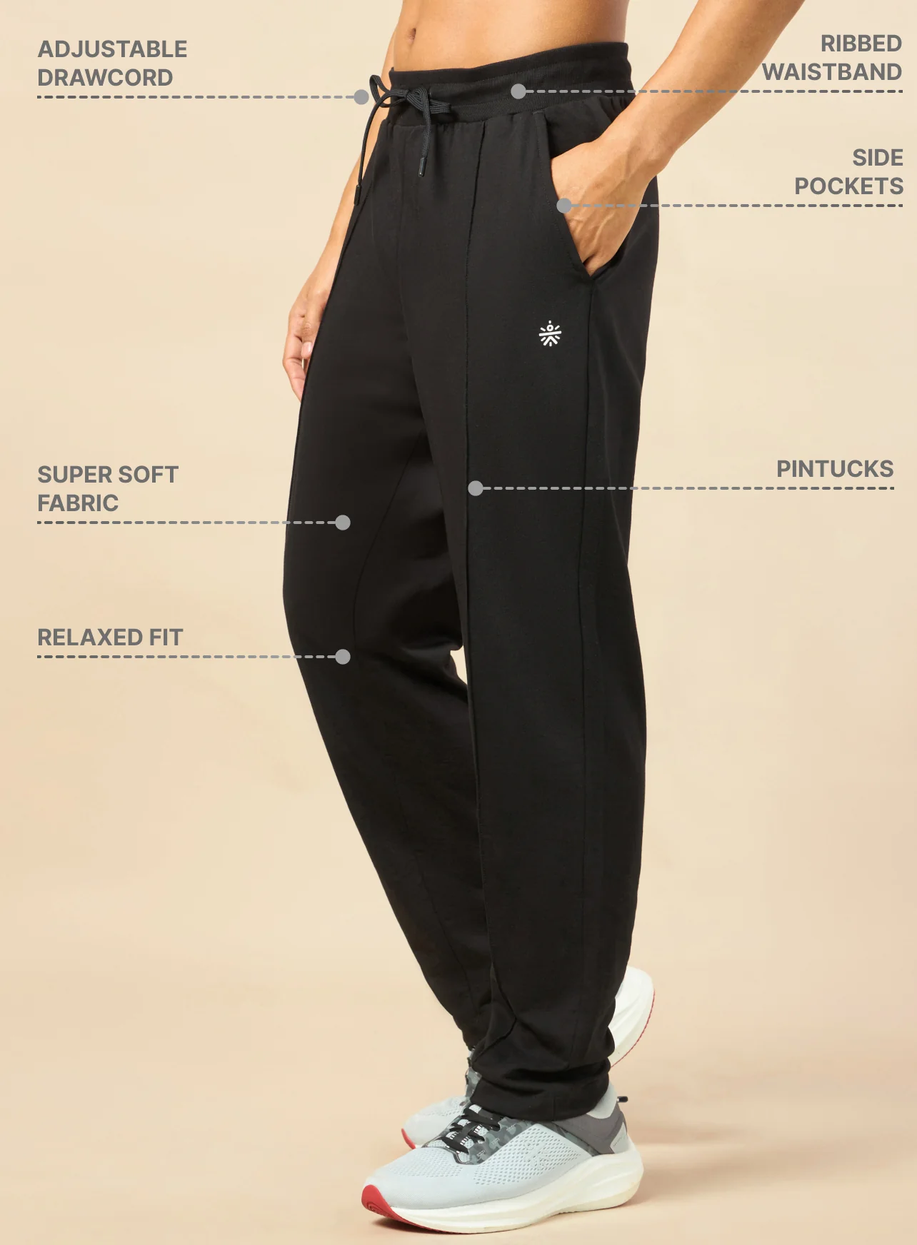 Men's Step Up Black Lifestyle Trackpants - Image 5
