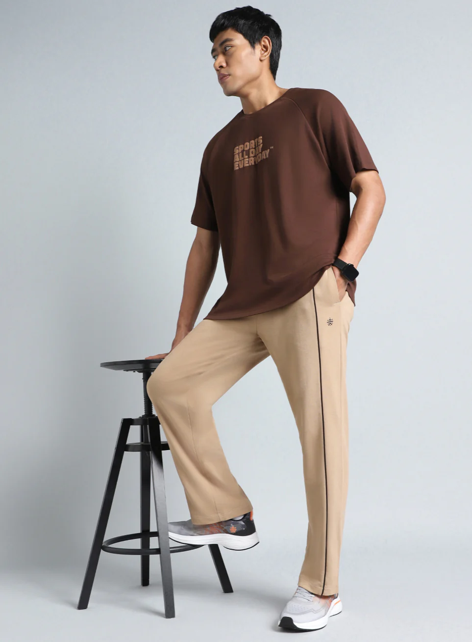 Men's Tan Beyond Play Trackpants - Image 2