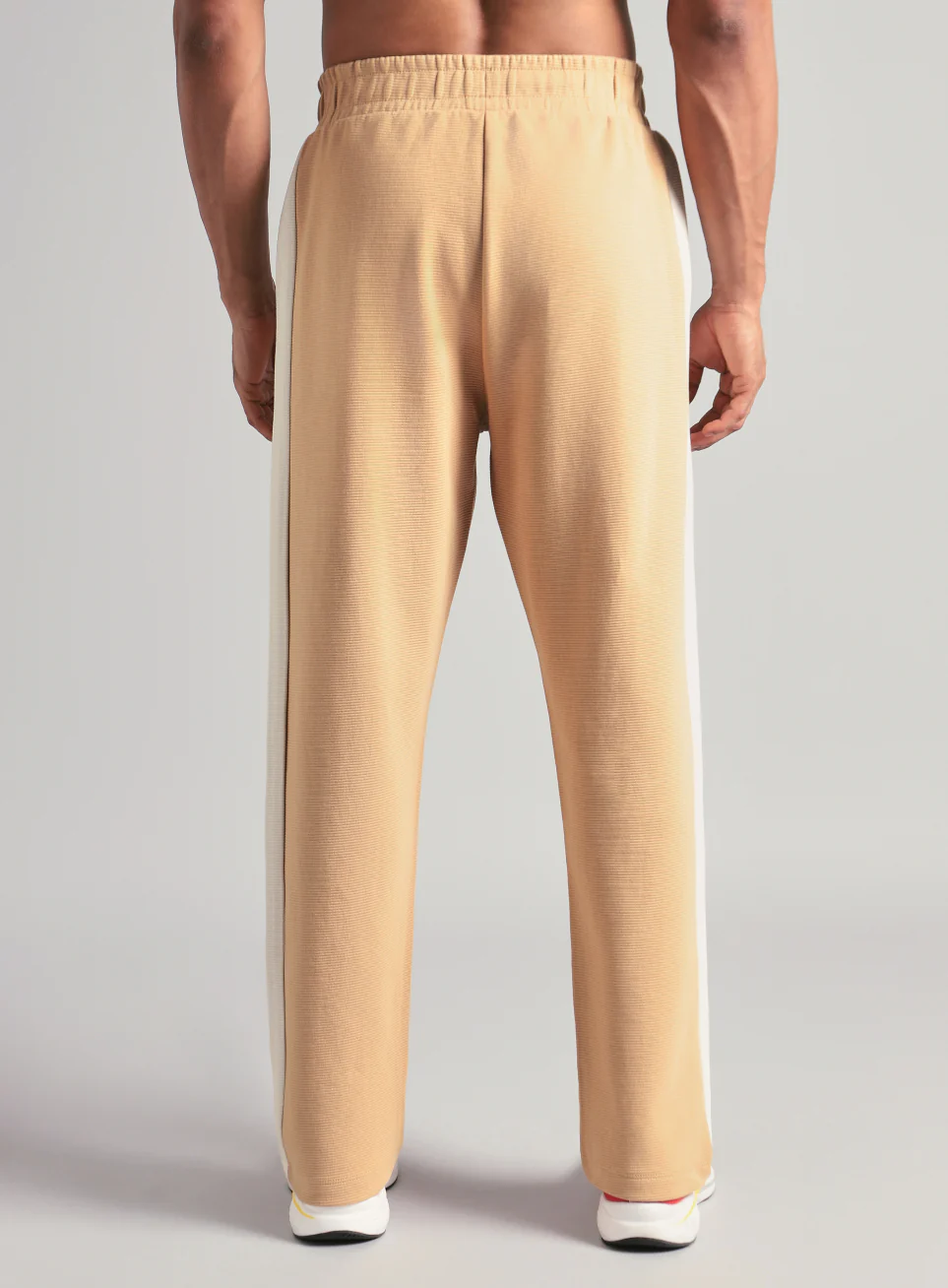 Men's Tan Colourplay Trackpants - Image 6