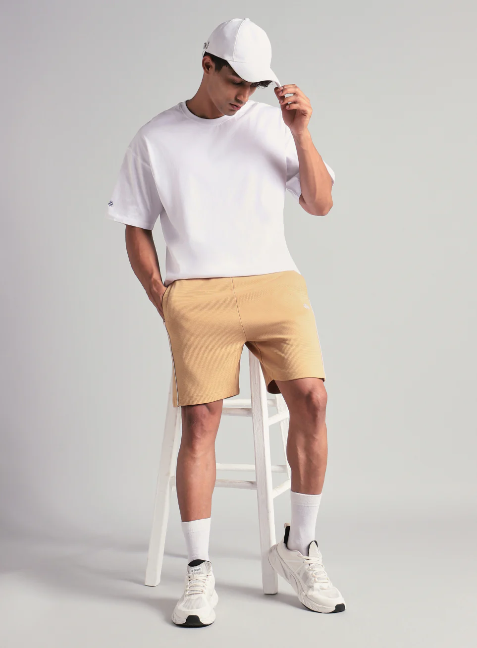 Men's Tan Rest Day Shorts - Image 3