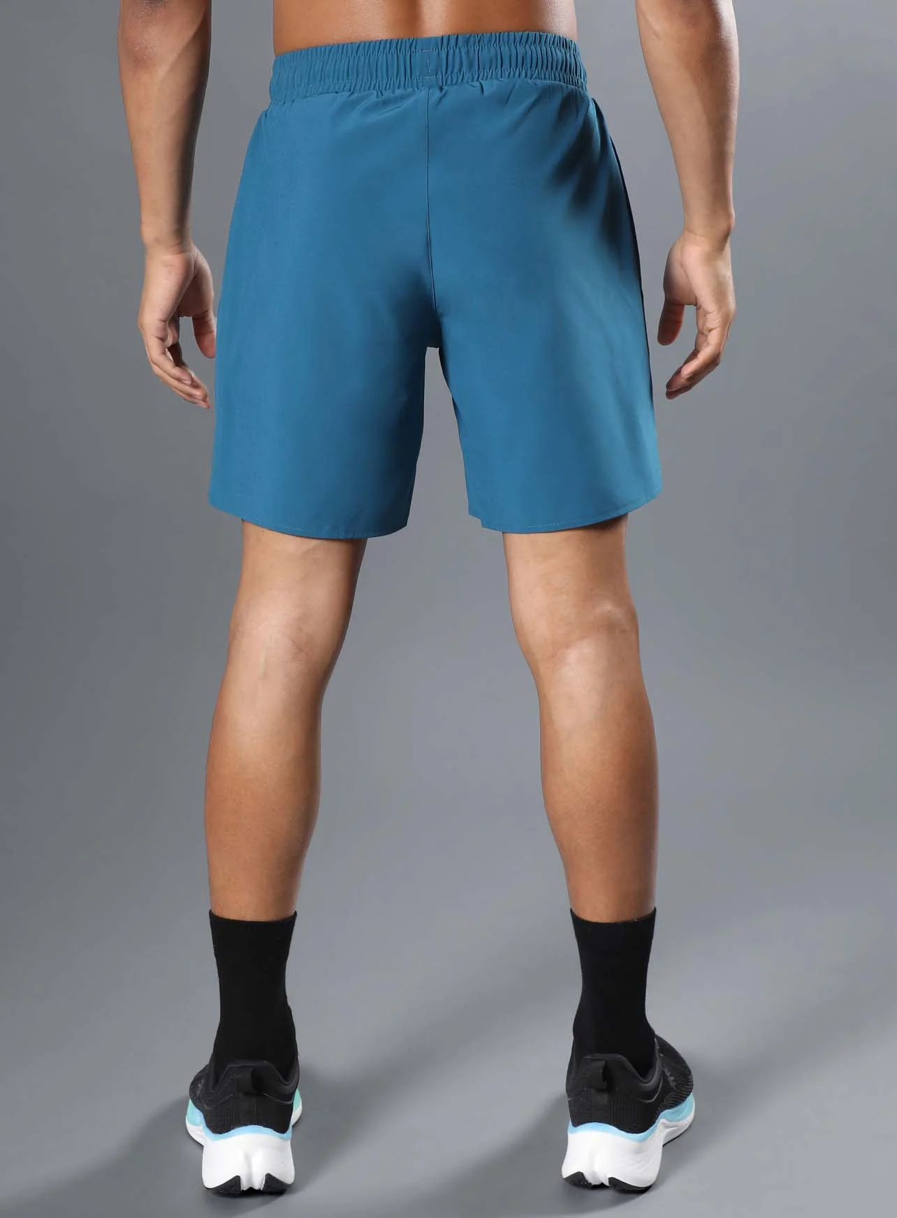 Men's Teal Iconic Runner's Shorts - Image 6