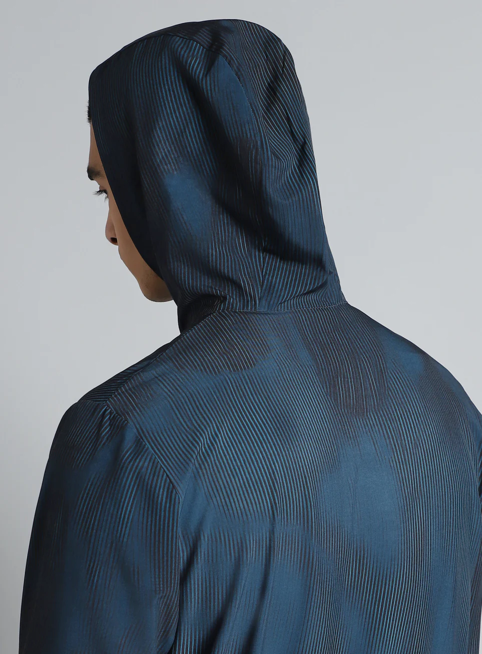 Men's Teal Urban Camo Run Lightweight Jacket - Image 11