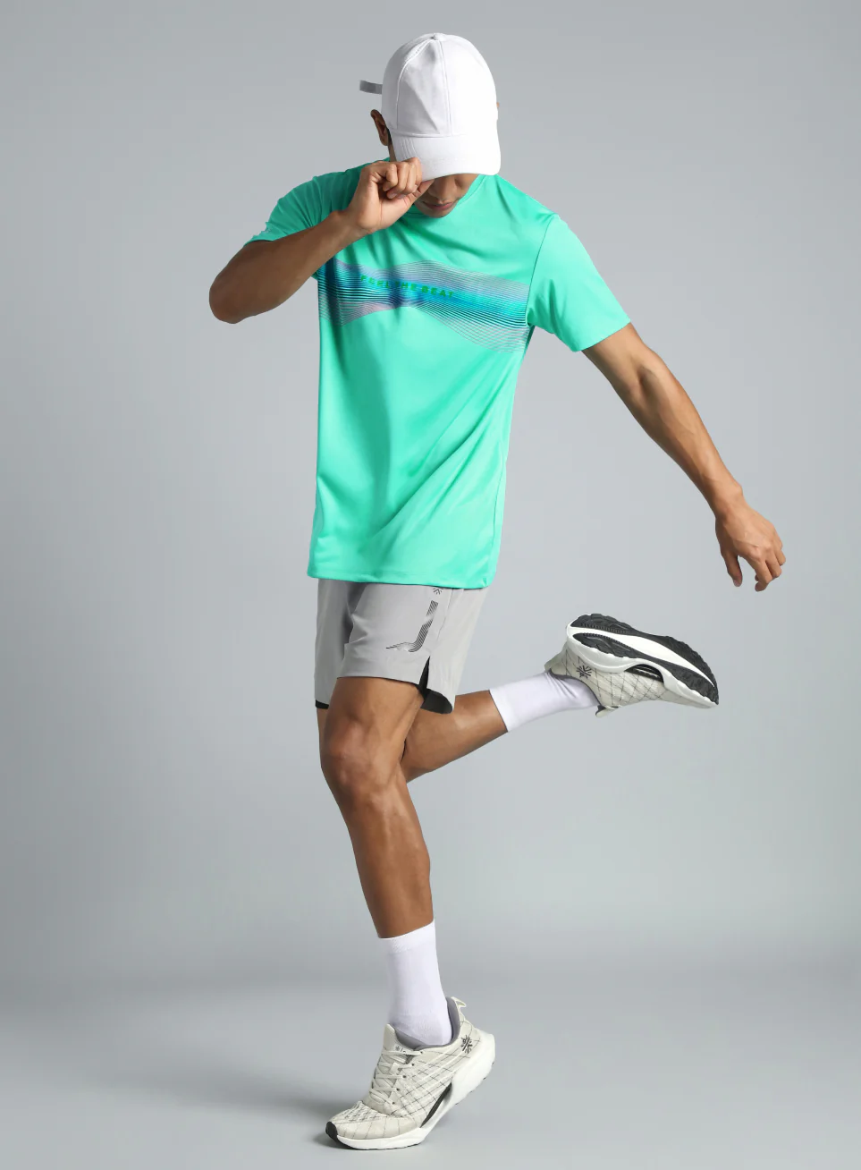 Men's Turqiose Feel the Beat Dance T-shirt - Image 2