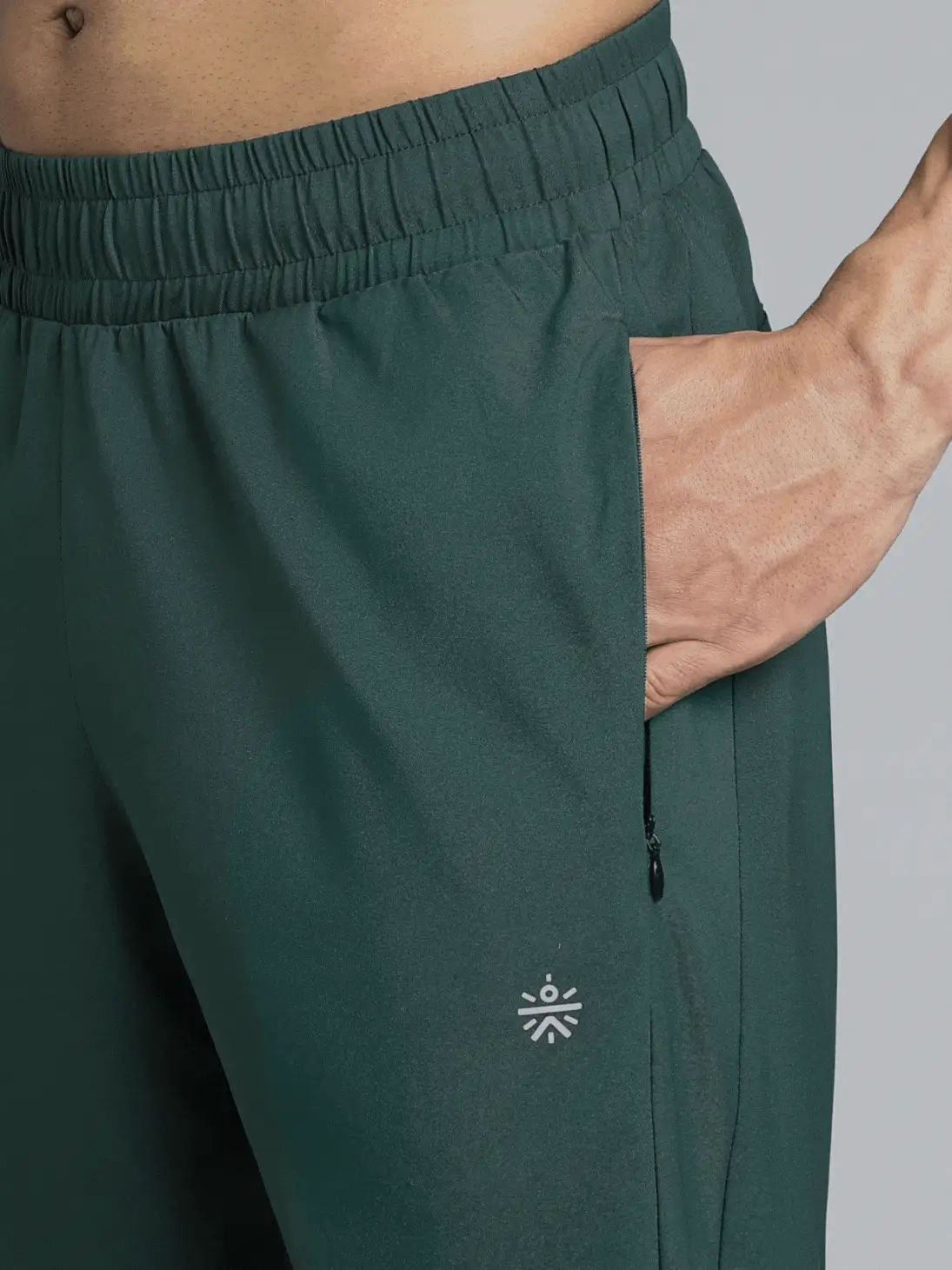Men's Turquoise Pacer Running Trackpants - Image 7