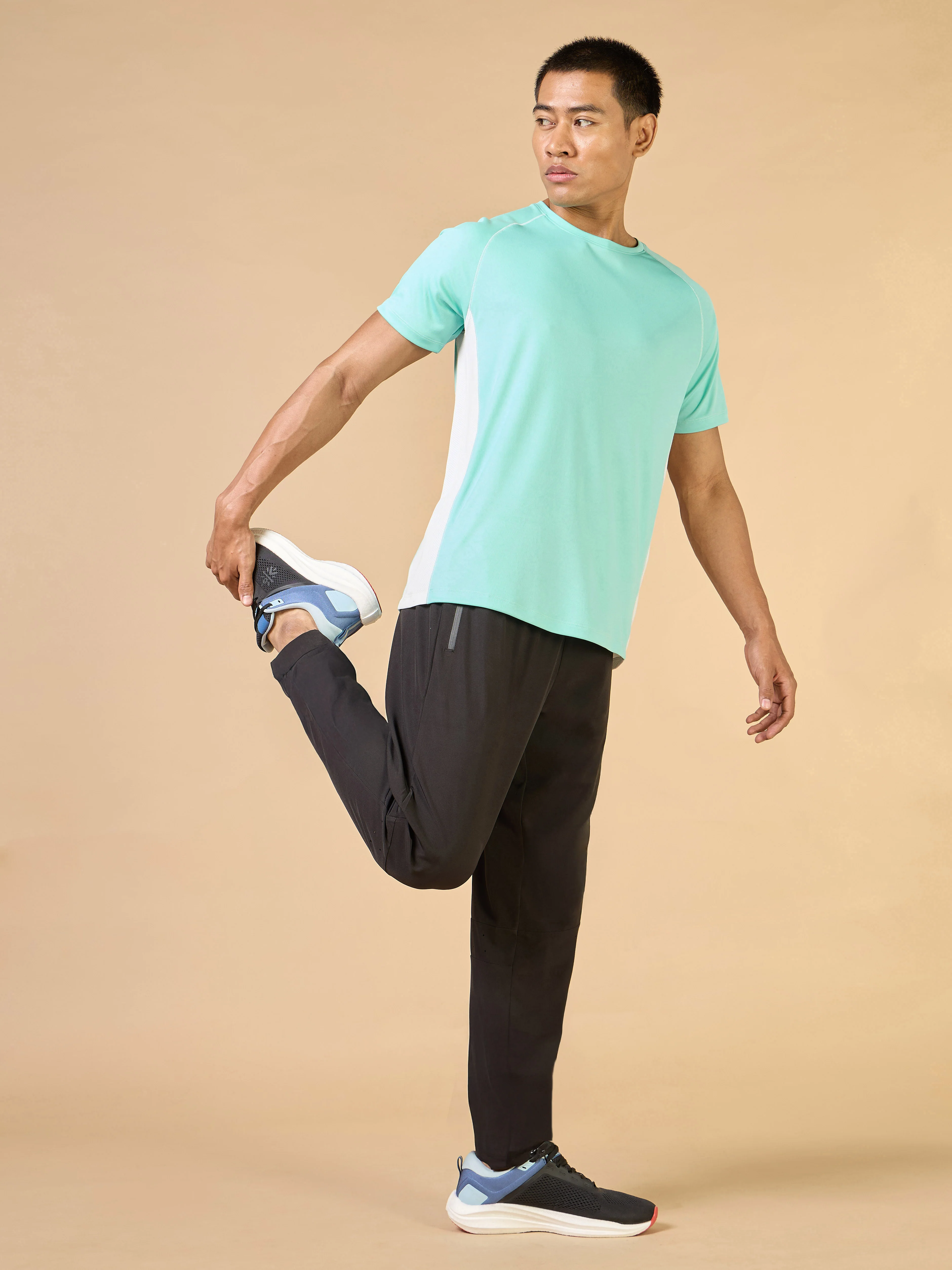 Men's Turquoise Train All Sculpted T-shirt - Image 3