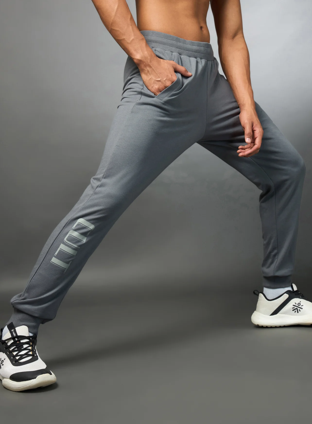 Men's Warm Up Lt. Grey Joggers - Image 5