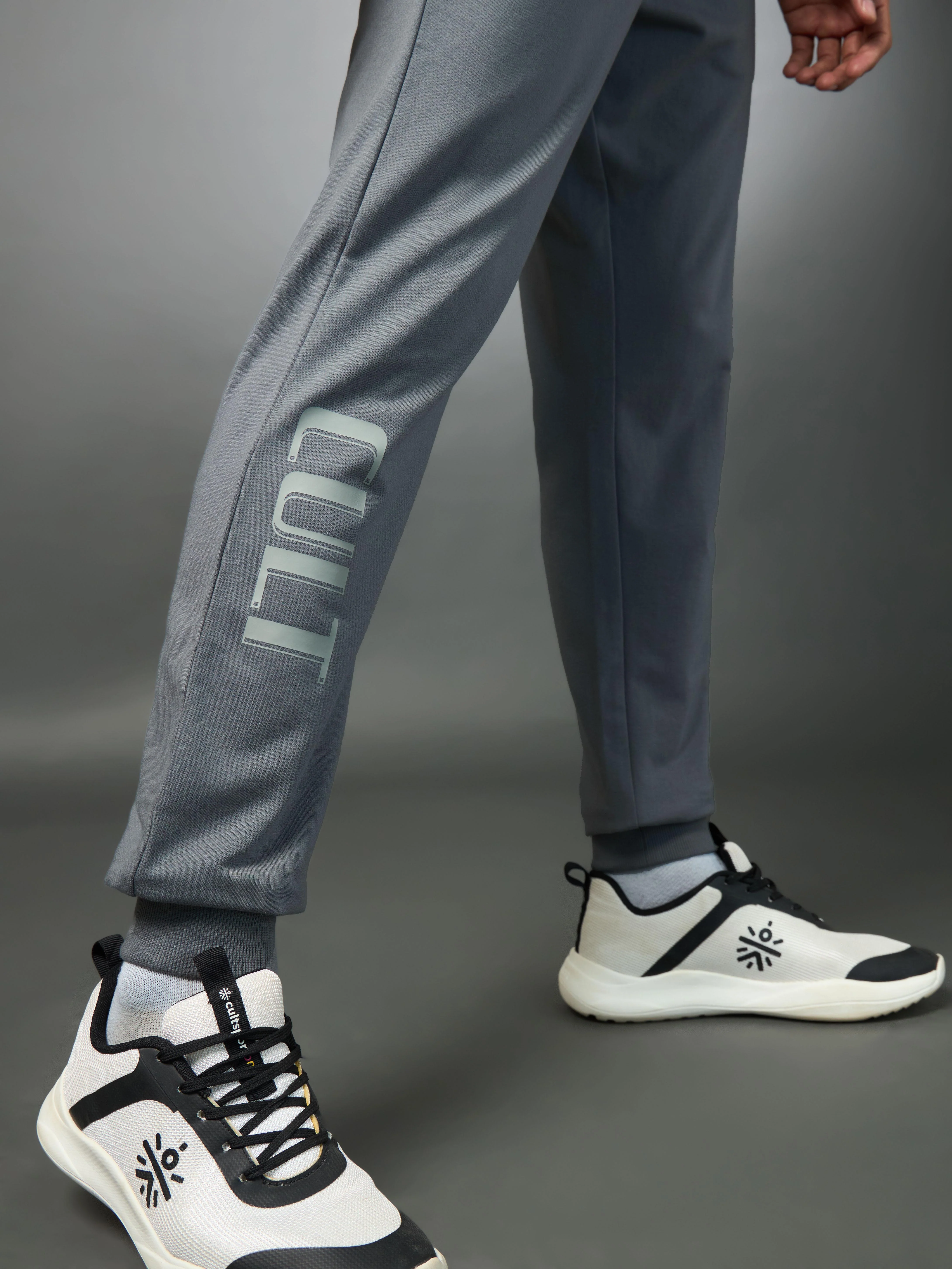 Men's Warm Up Lt. Grey Joggers - Image 8