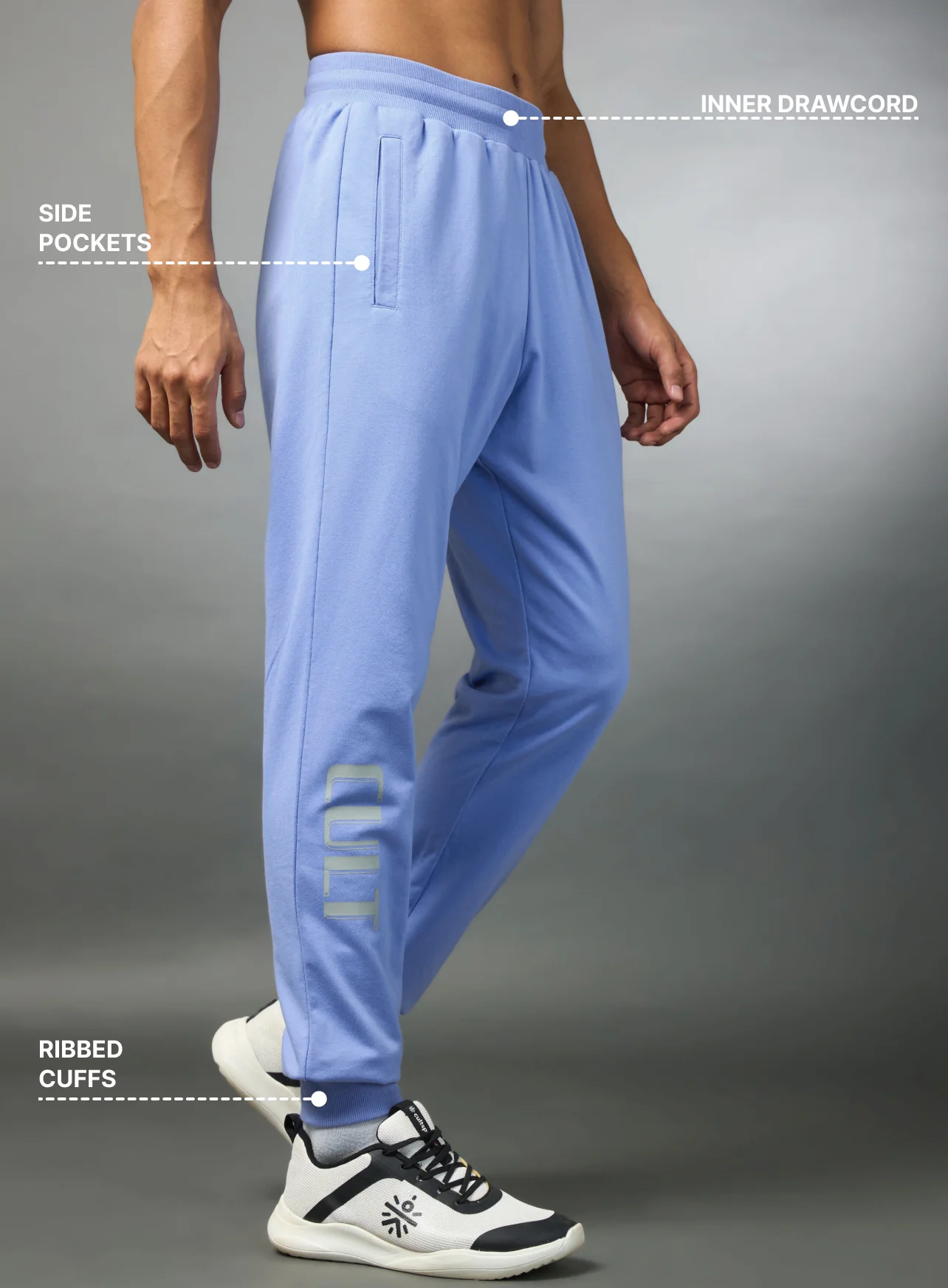 Men's Warm Up Lt. Violet Joggers - Image 5