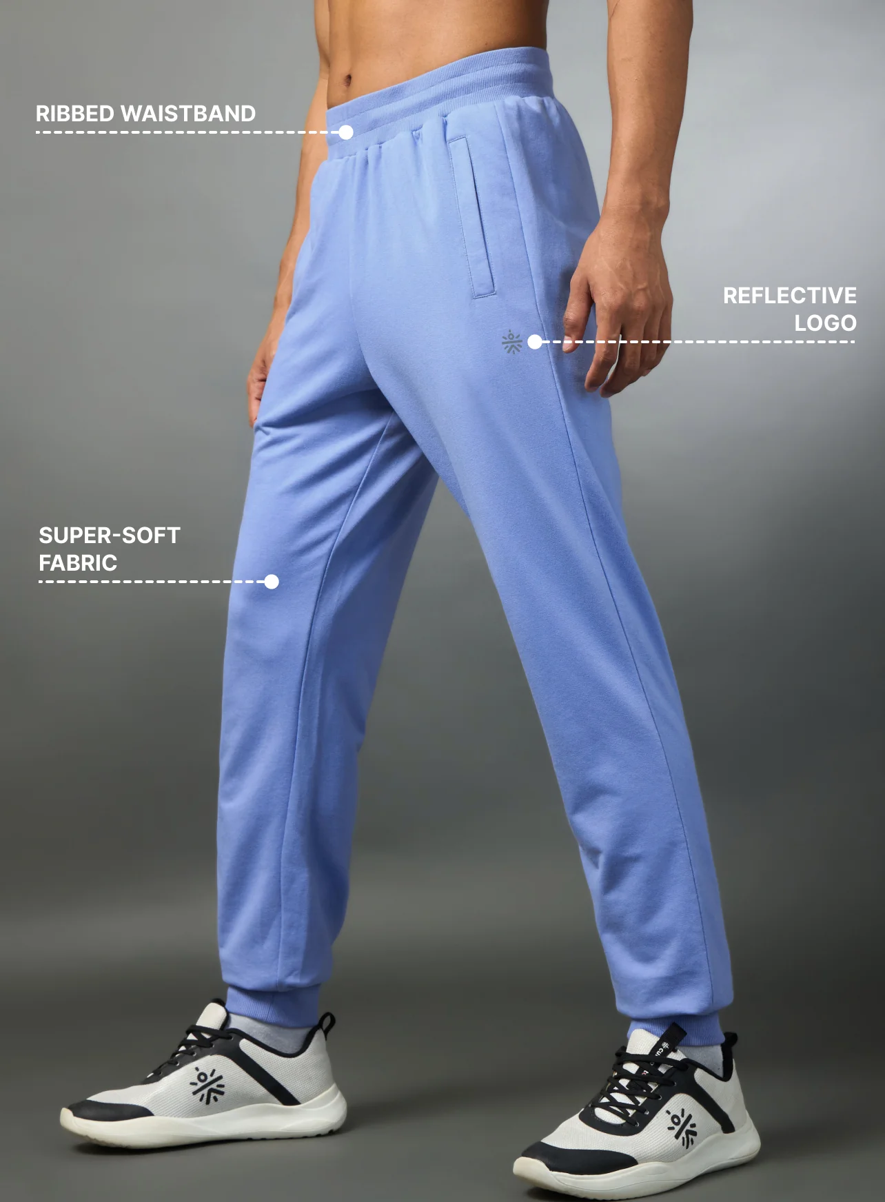 Men's Warm Up Lt. Violet Joggers - Image 6