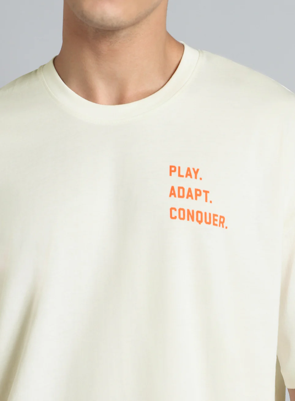 Men's White Cult Graphic Oversized Fit T-shirt - Image 7