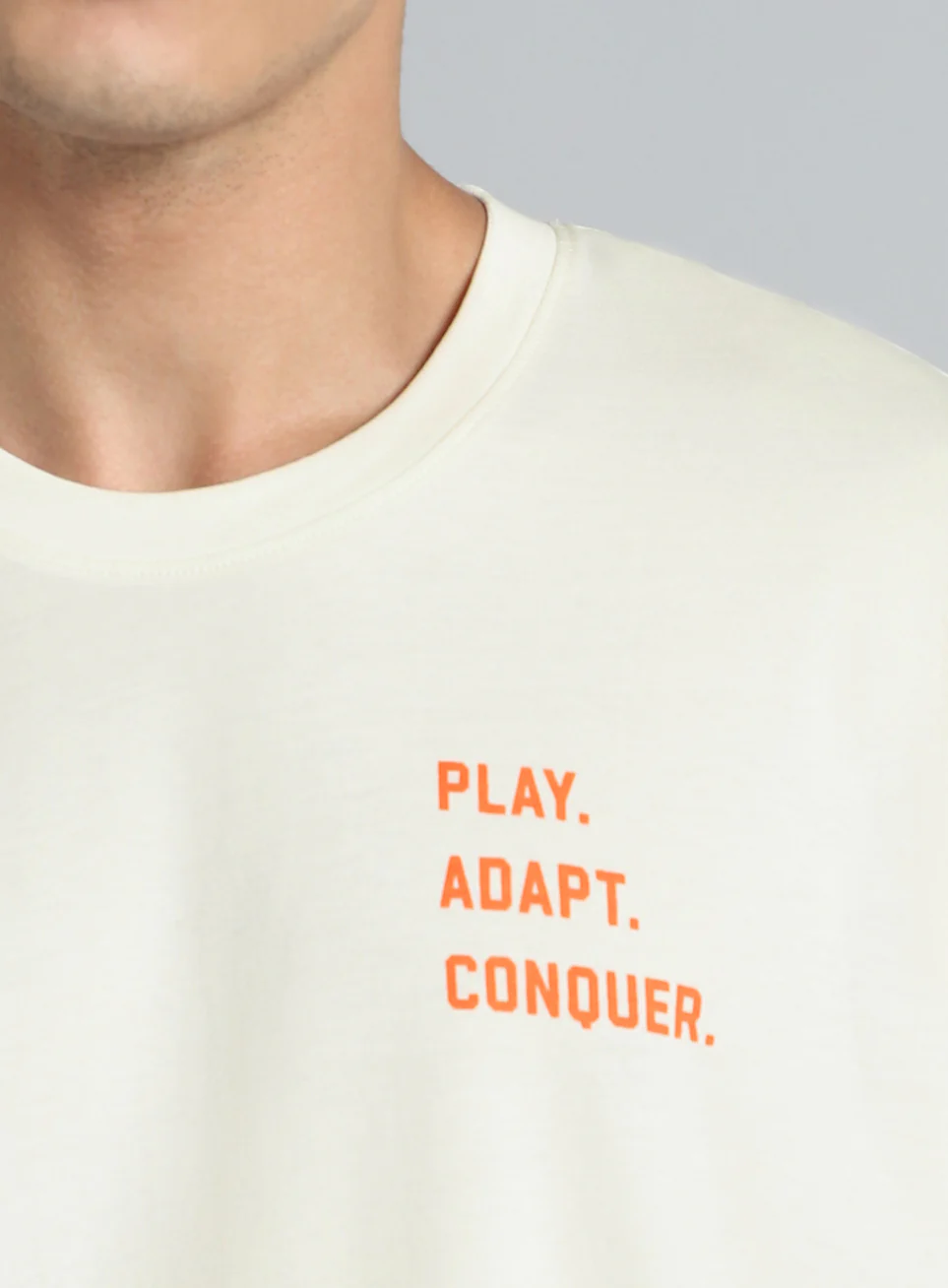 Men's White Cult Graphic Oversized Fit T-shirt - Image 9