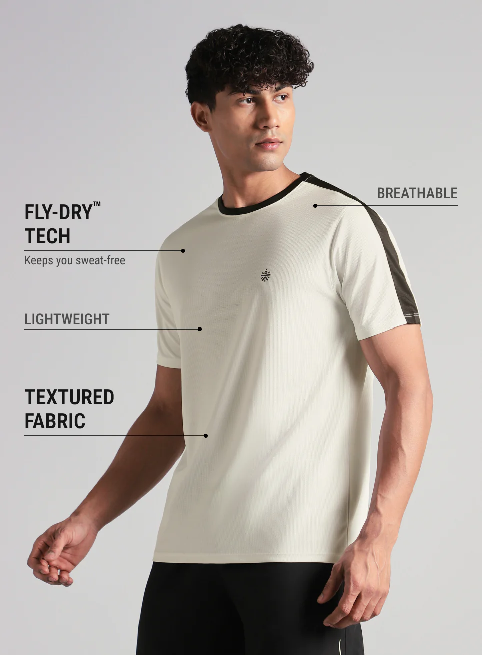 Men's White Hyper Training T-shirt - Image 5