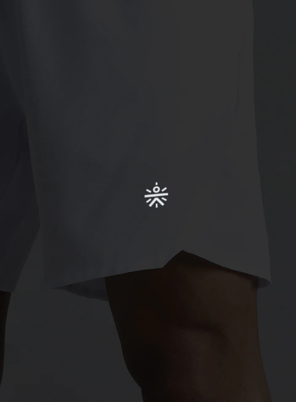 Men's White Iconic Running Shorts - Image 9