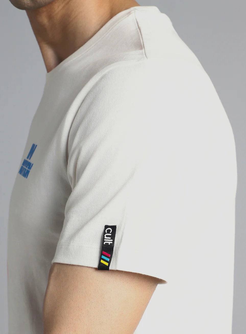 Men's White In Motion Graphic T-shirt - Image 9