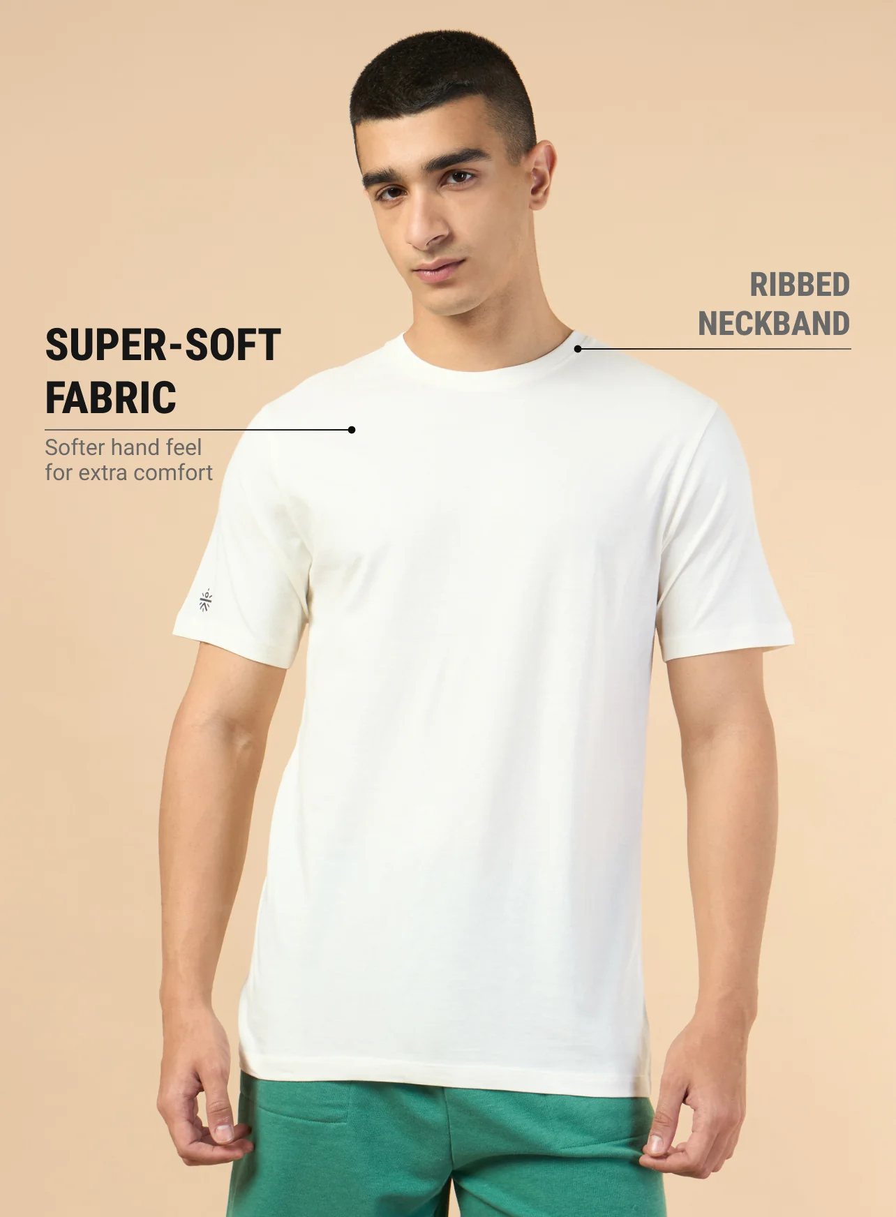 Men's White Own Your Cult Graphic T-shirt - Image 4