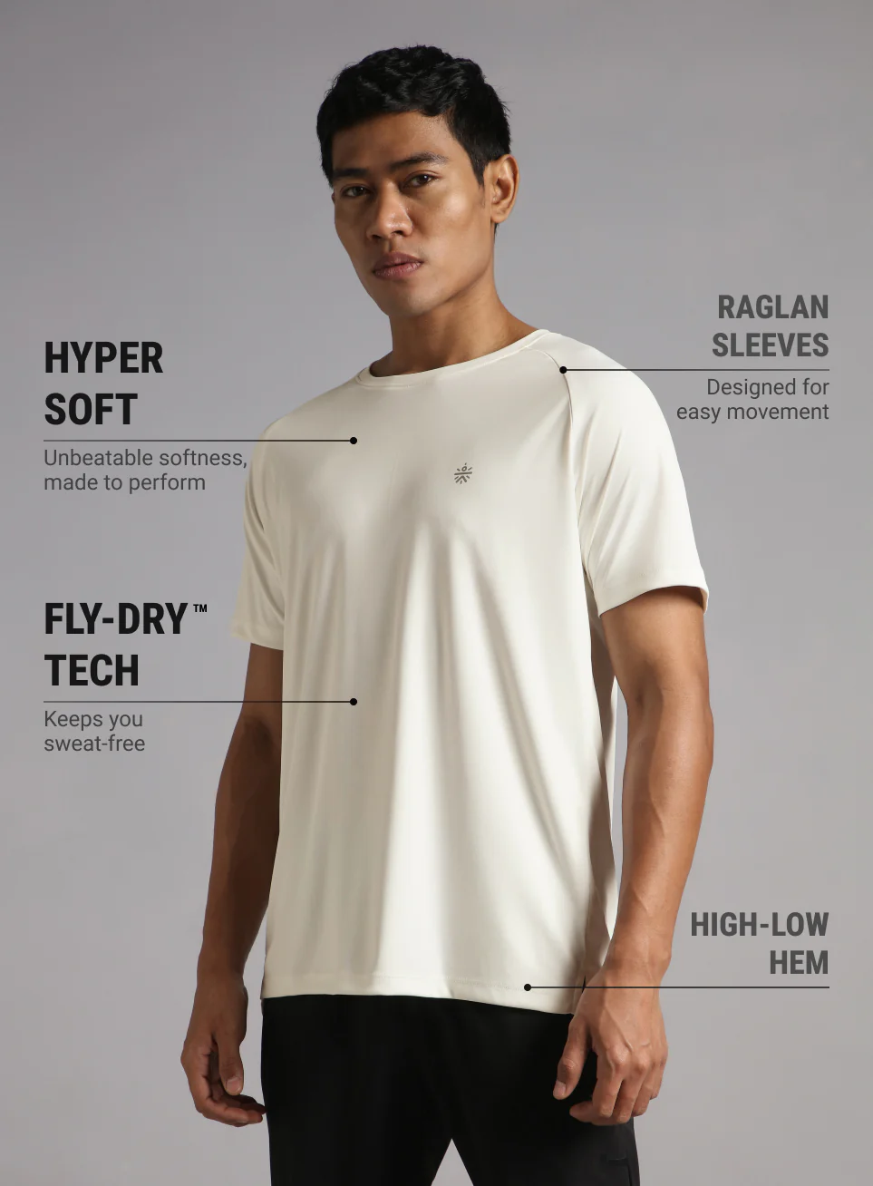 Men's White Running Club Graphic T-shirt - Image 5
