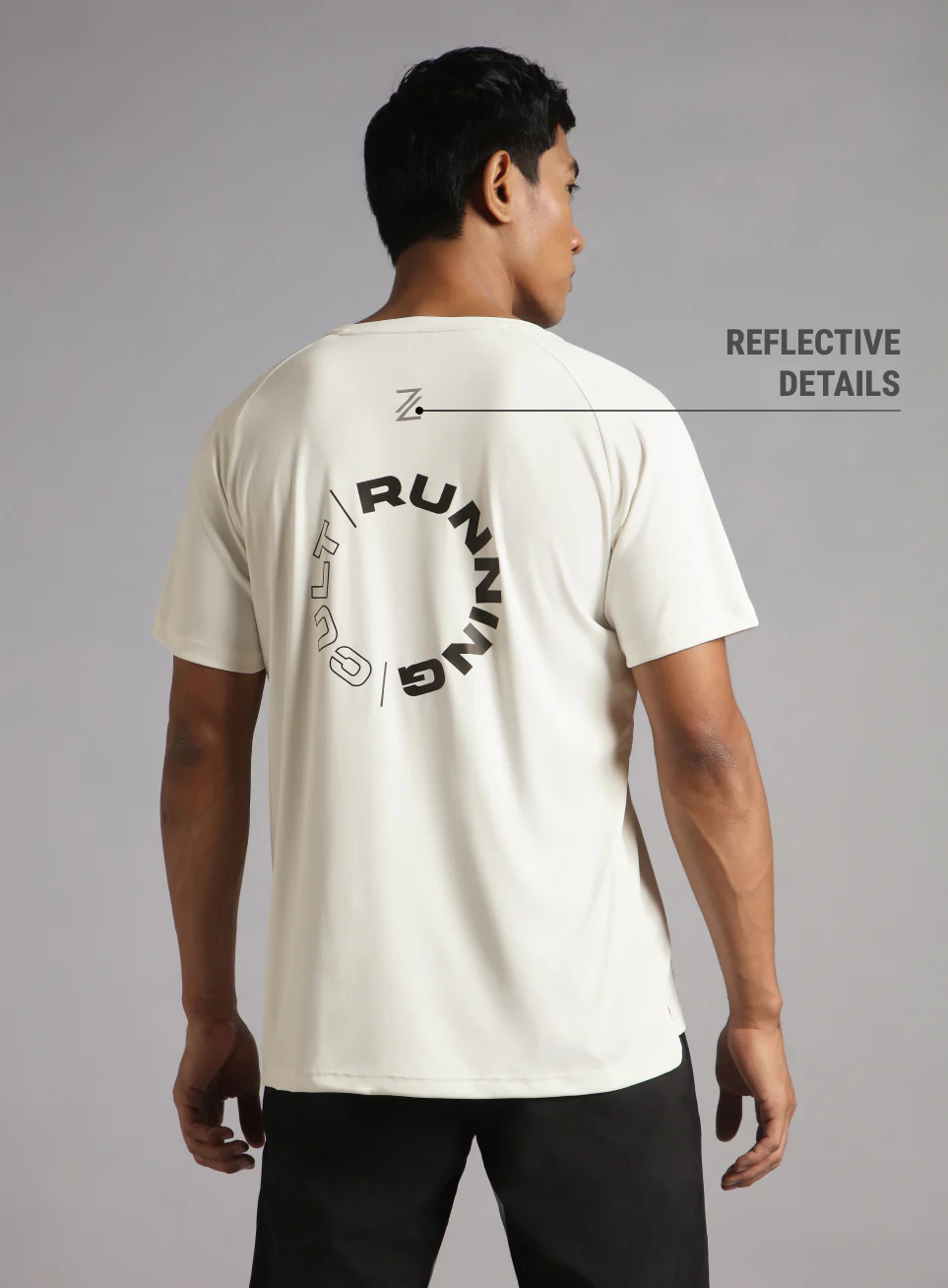 Men's White Running Club Graphic T-shirt - Image 6