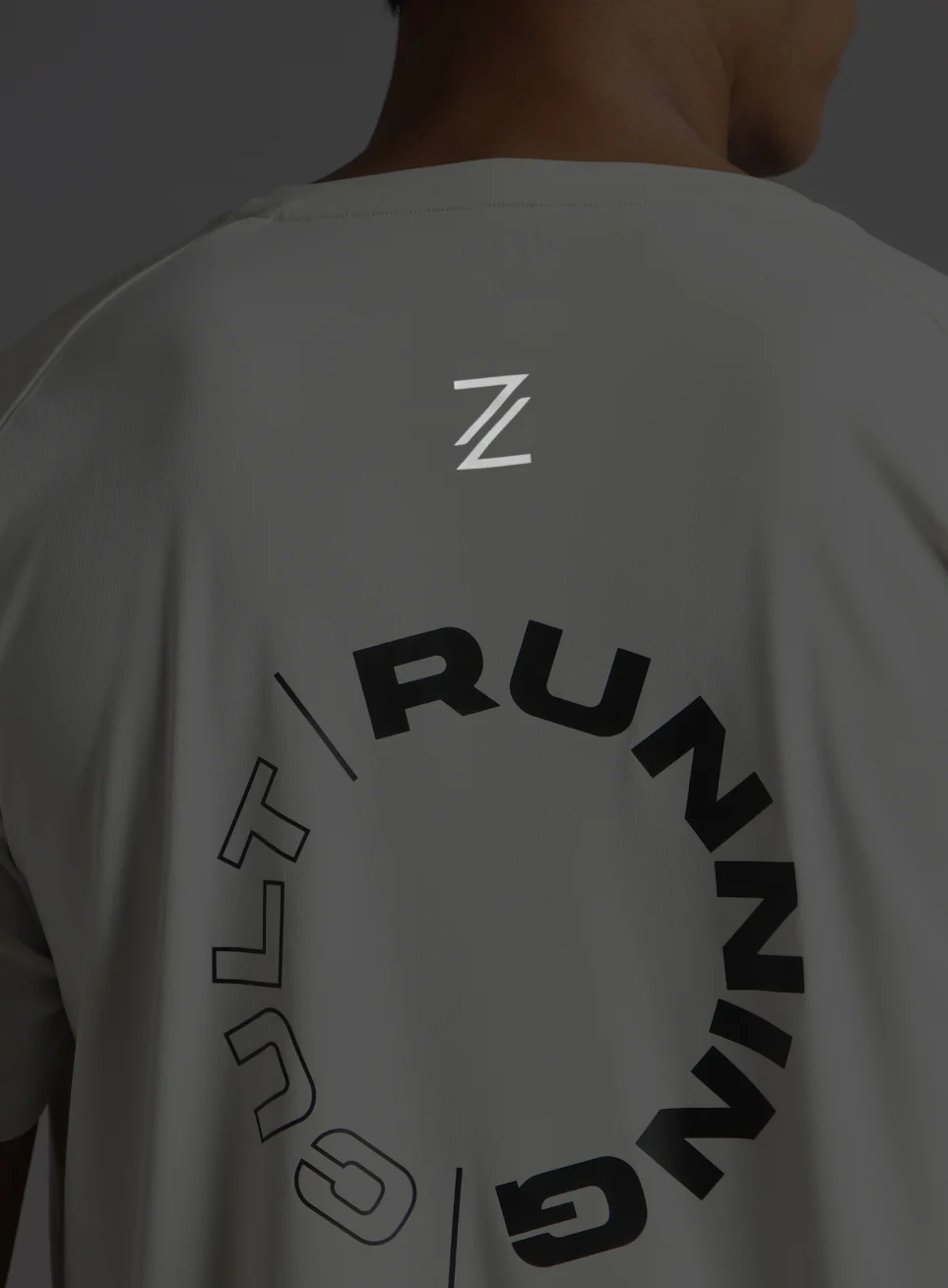 Men's White Running Club Graphic T-shirt - Image 7