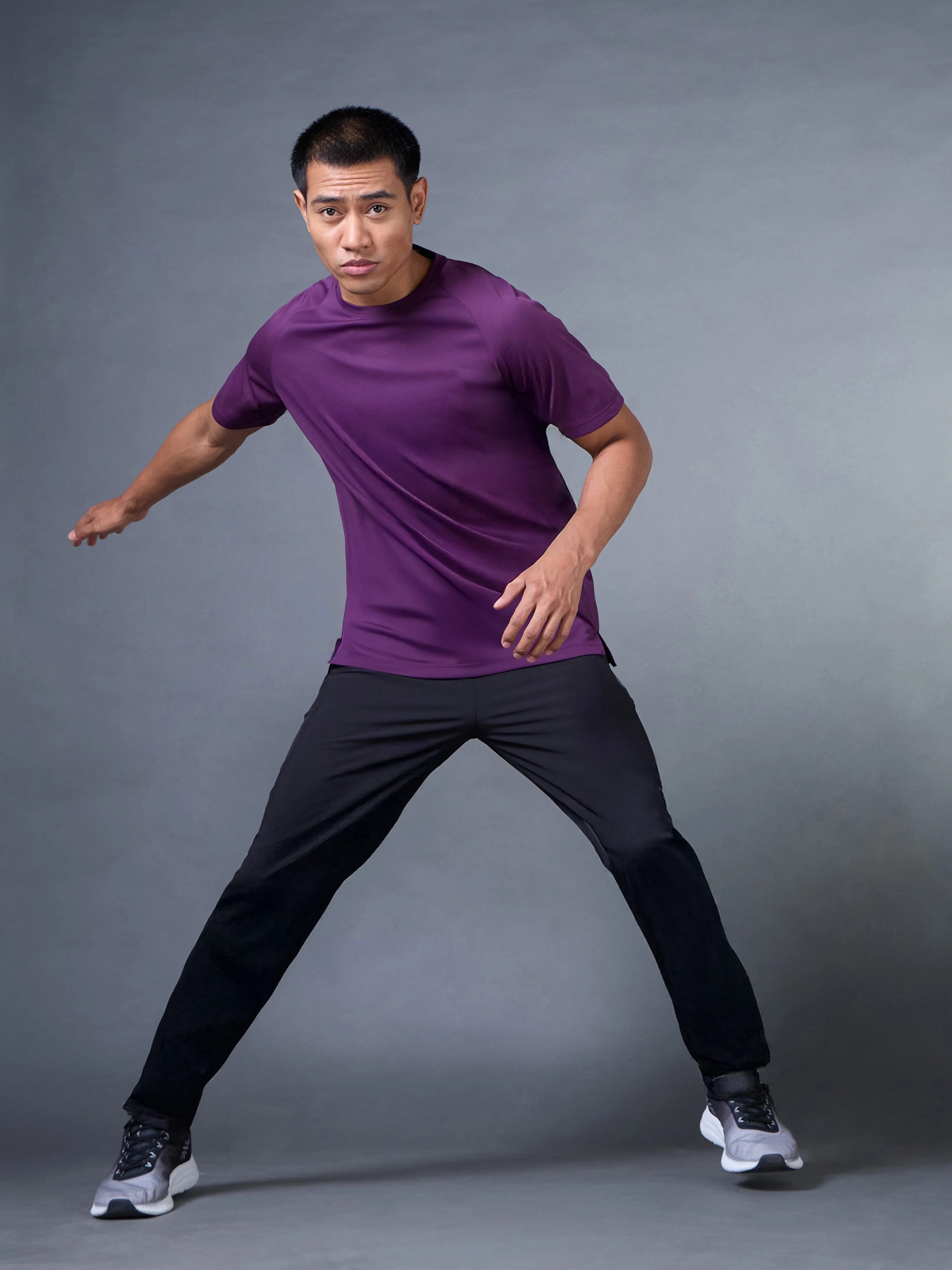Men's Wine Everyday Run T-shirt - Image 3